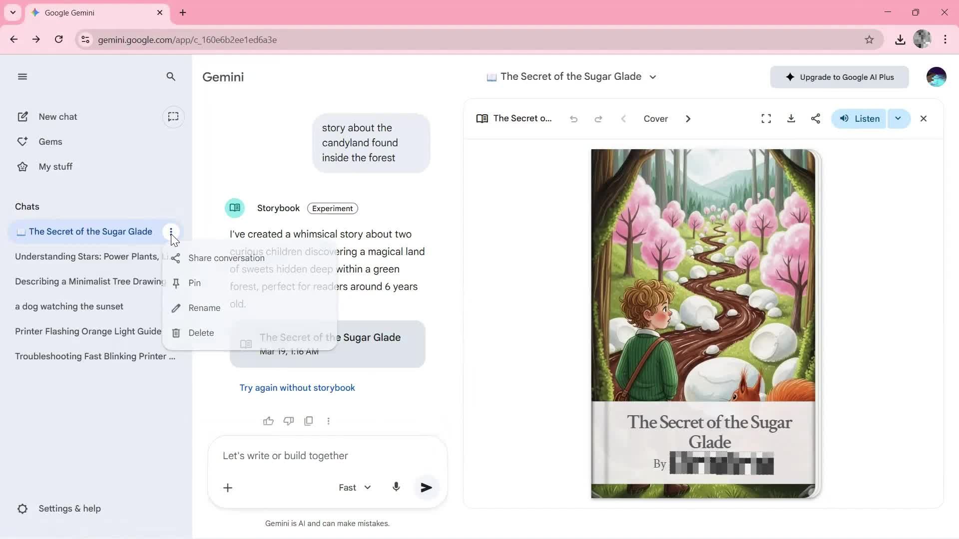 General browsing screenshot