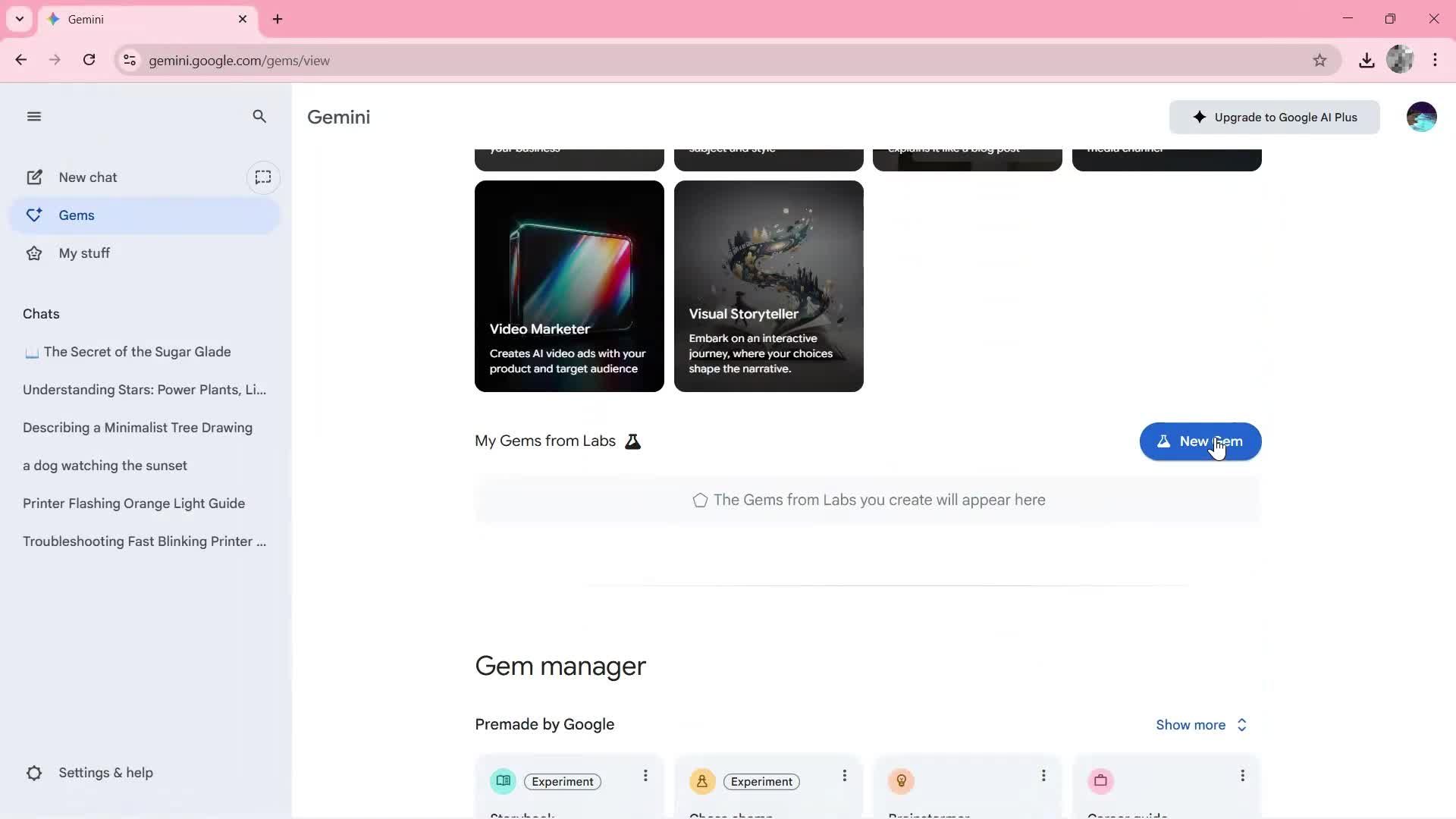 General browsing screenshot