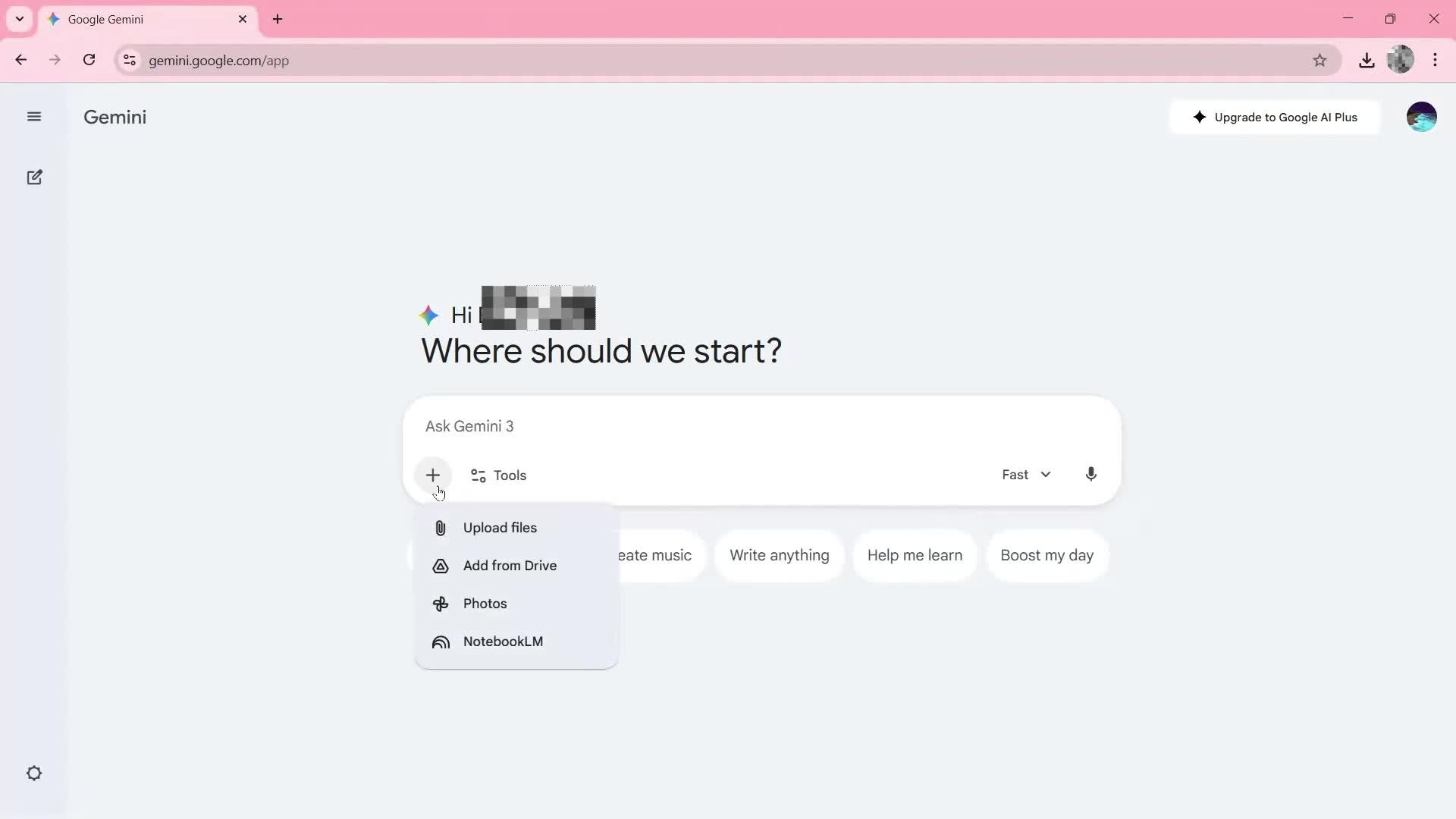 General browsing screenshot