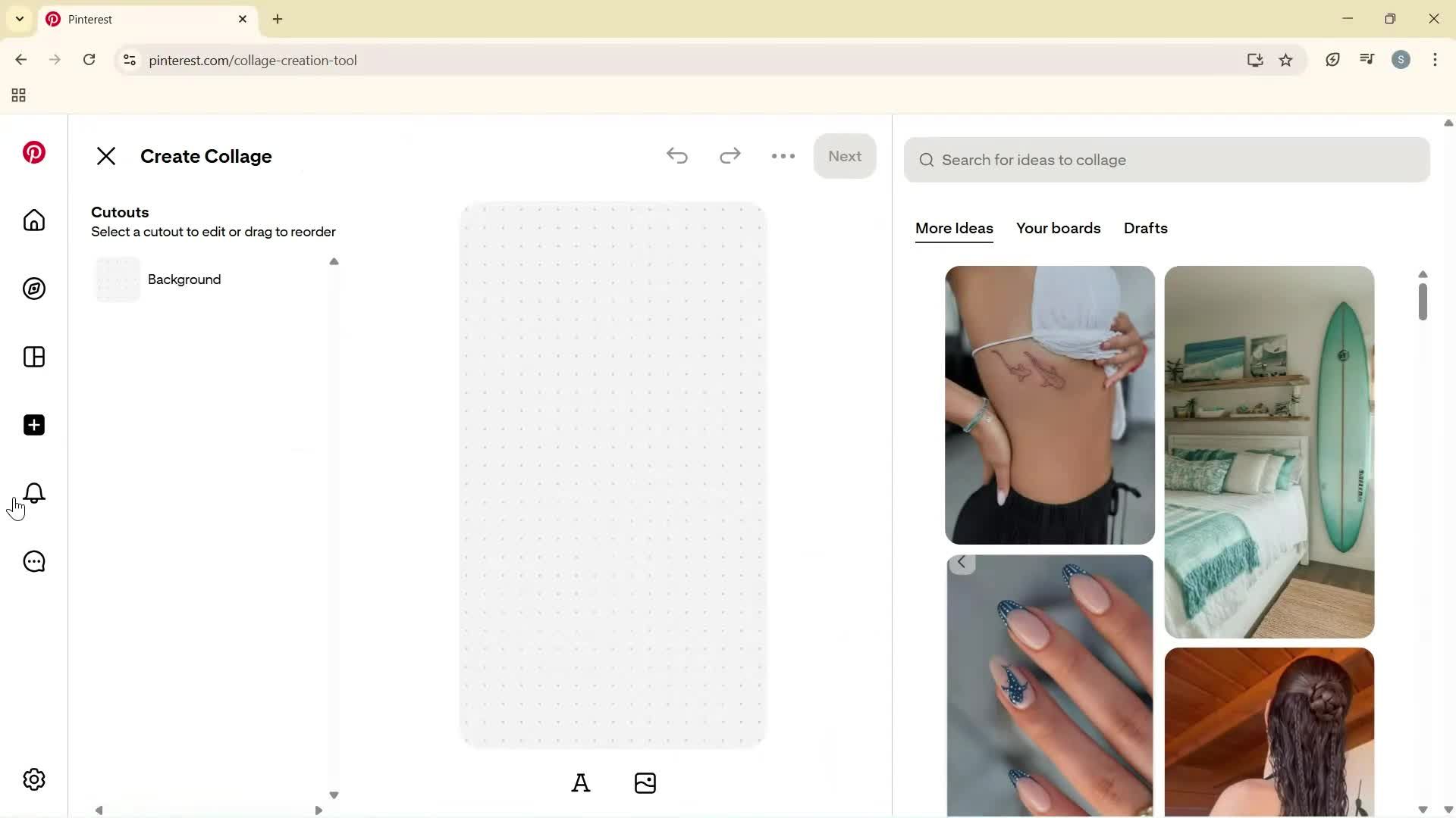 General browsing screenshot