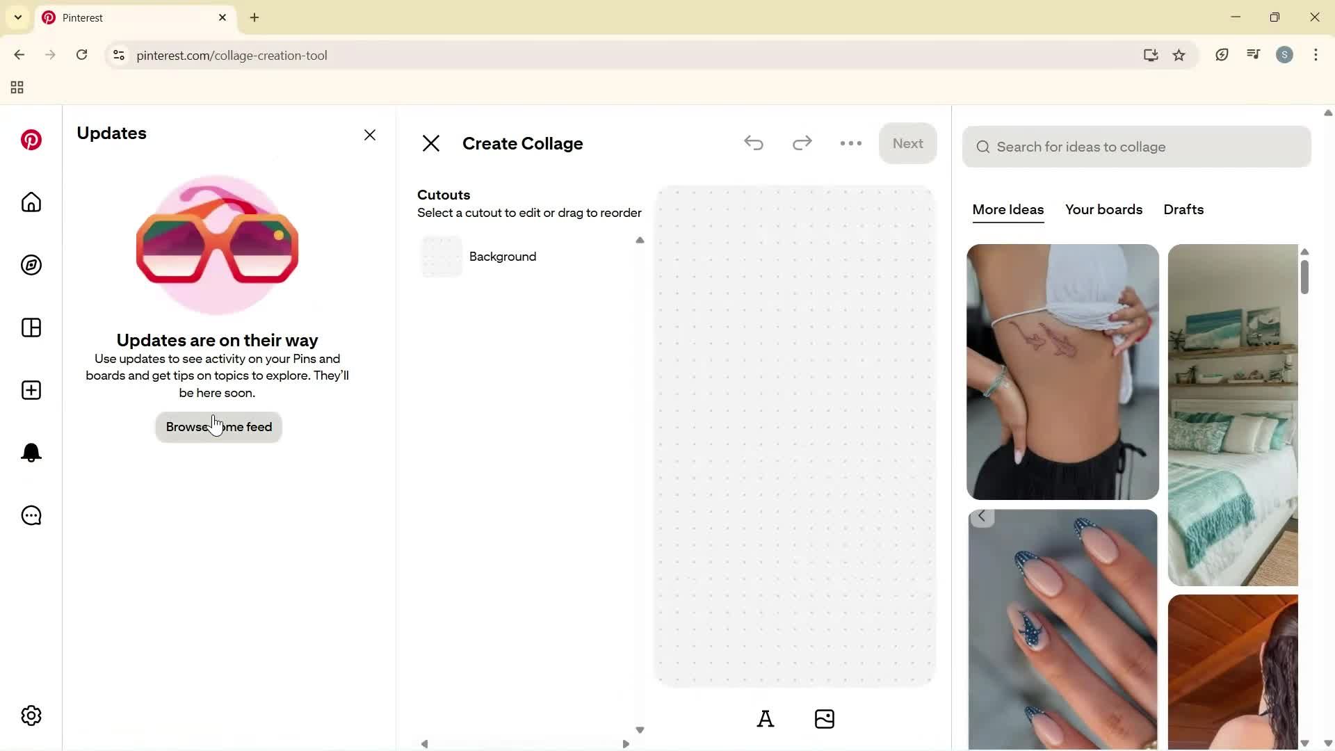 General browsing screenshot