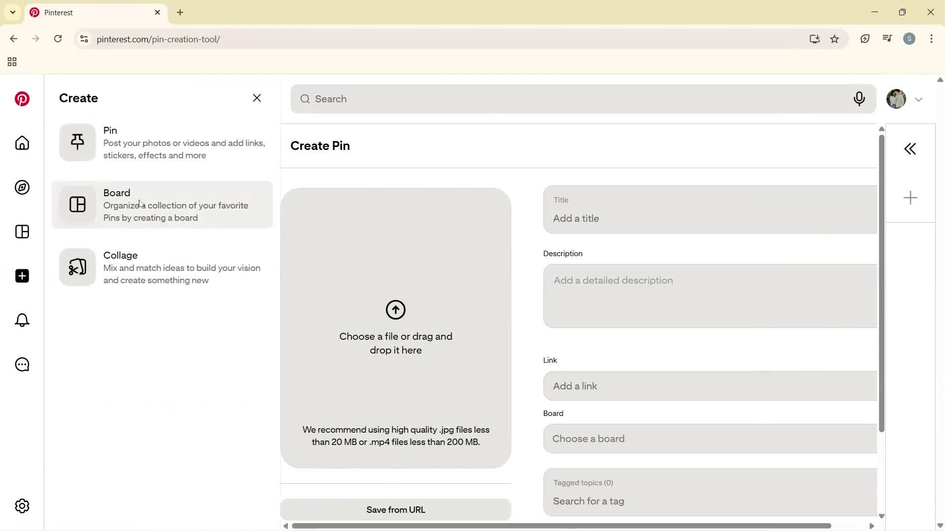 General browsing screenshot