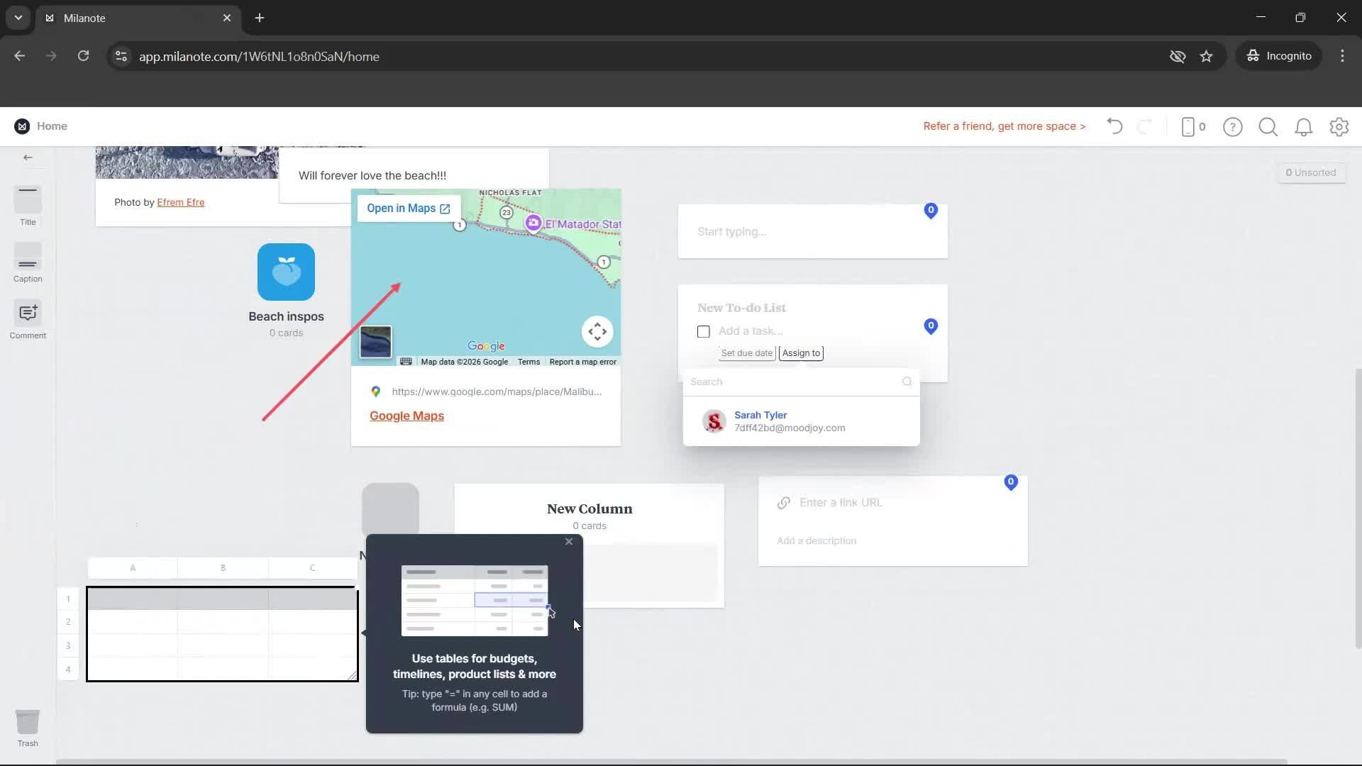 General browsing screenshot
