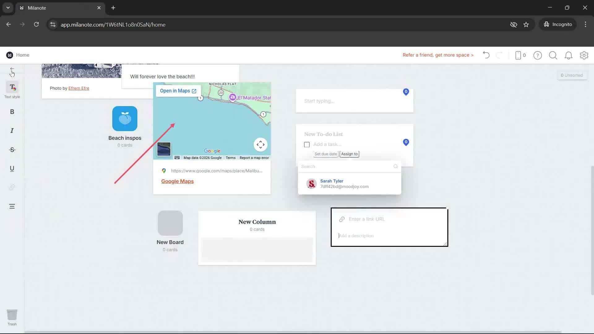 General browsing screenshot