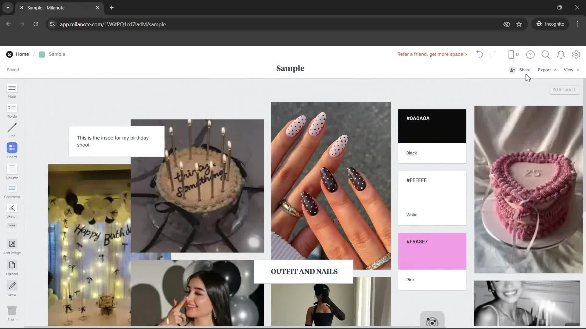 General browsing screenshot