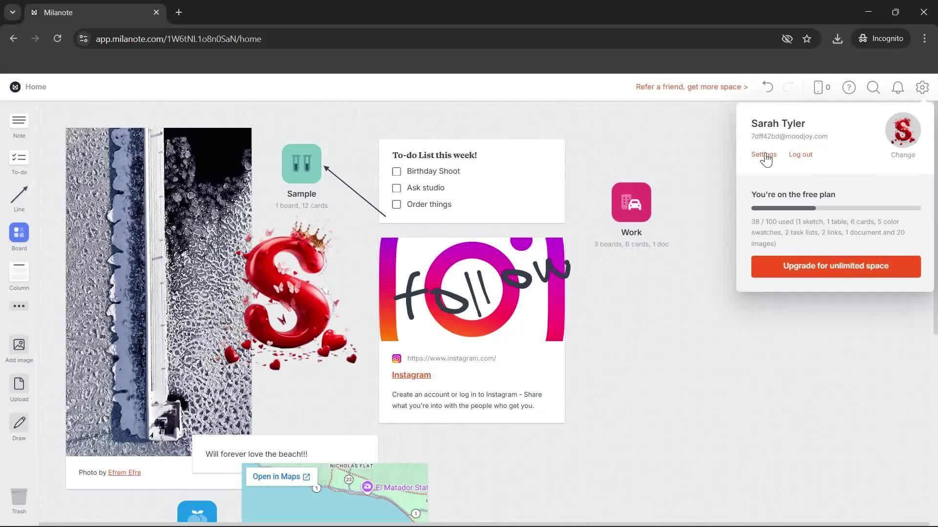 General browsing screenshot