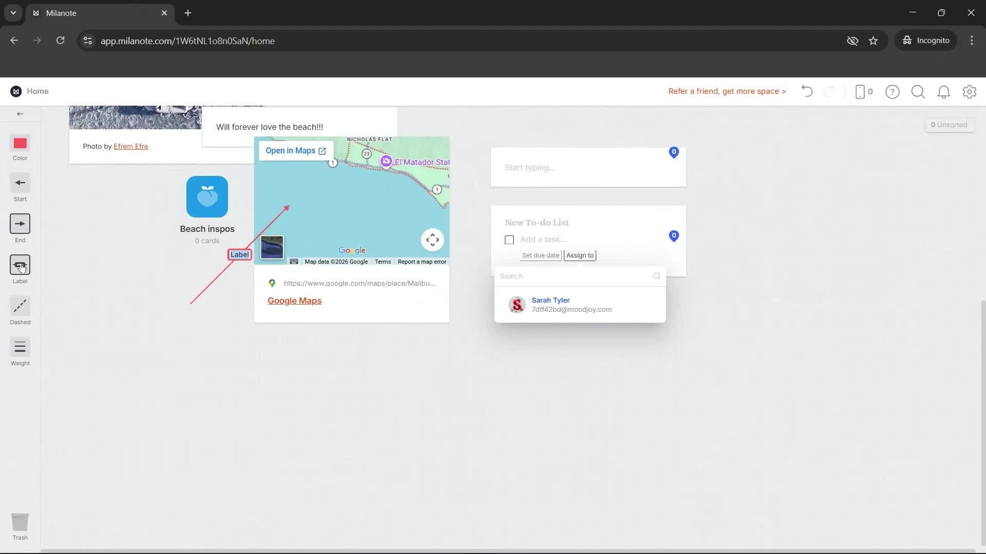 General browsing screenshot