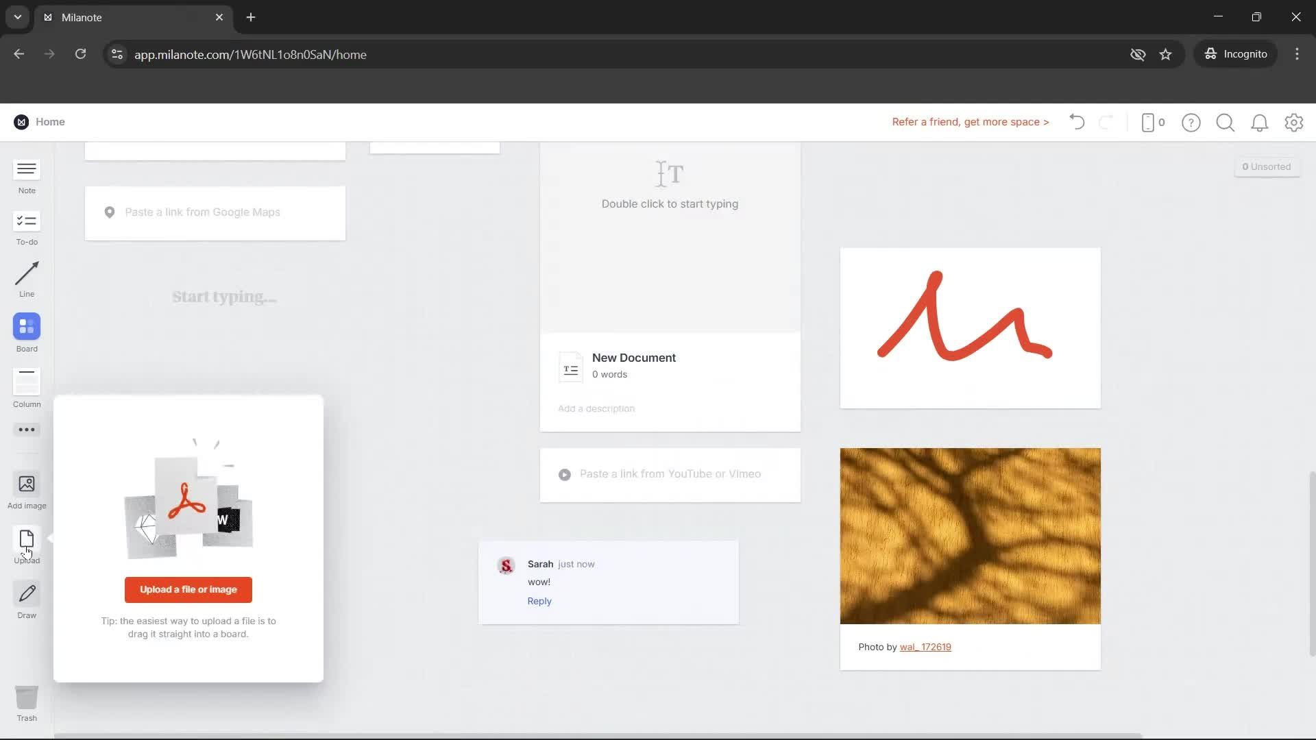 General browsing screenshot