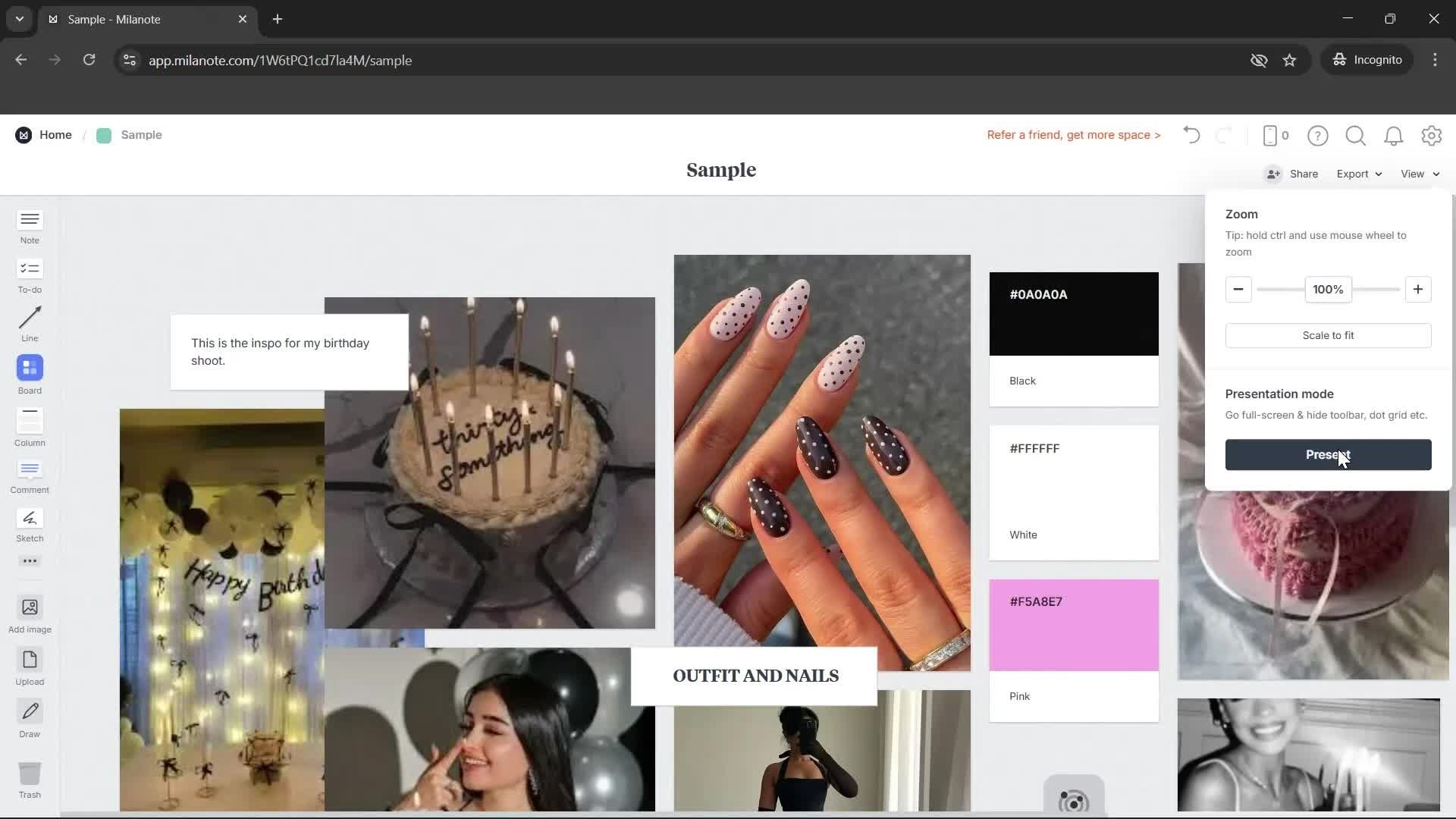 General browsing screenshot