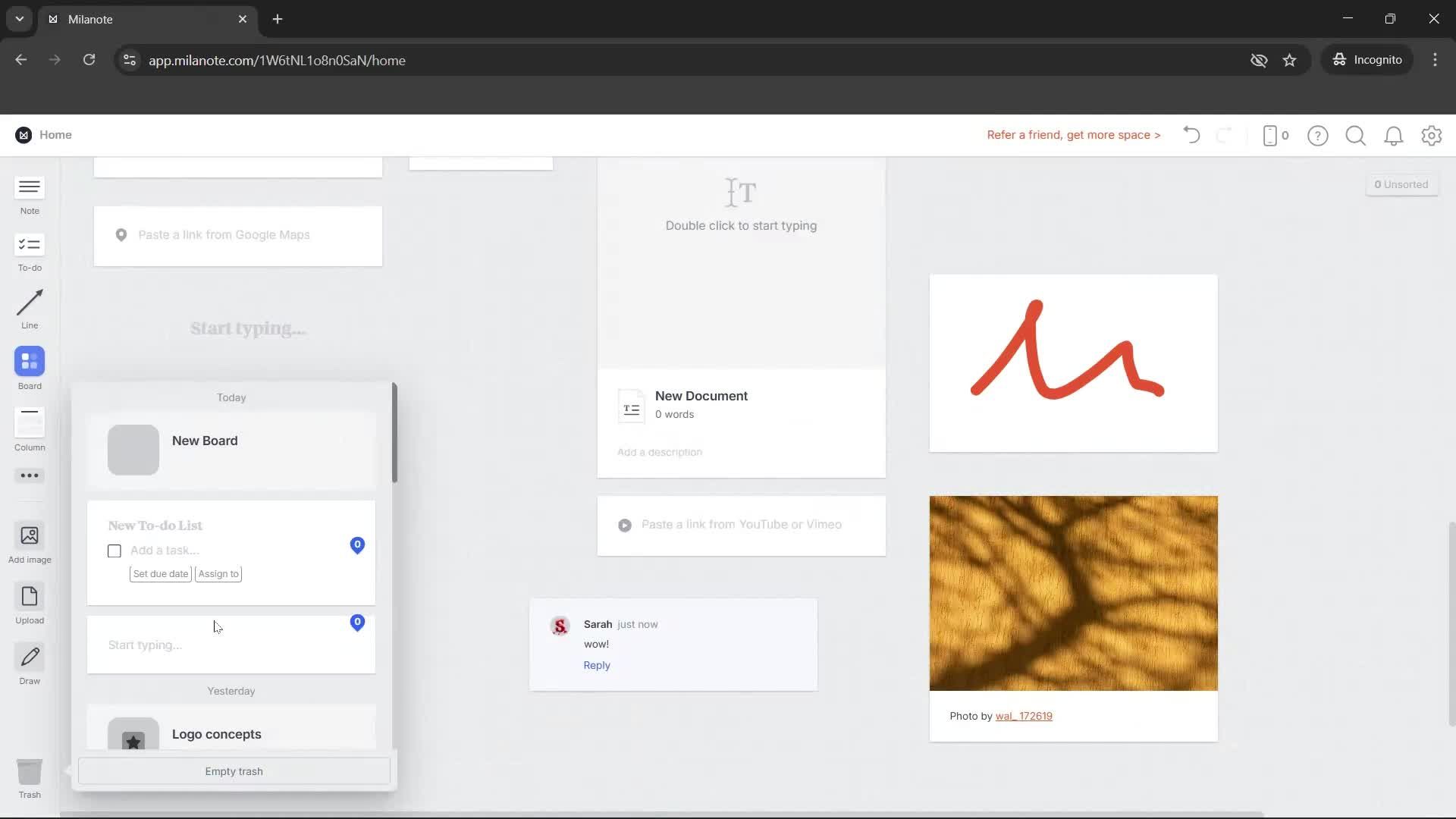 General browsing screenshot
