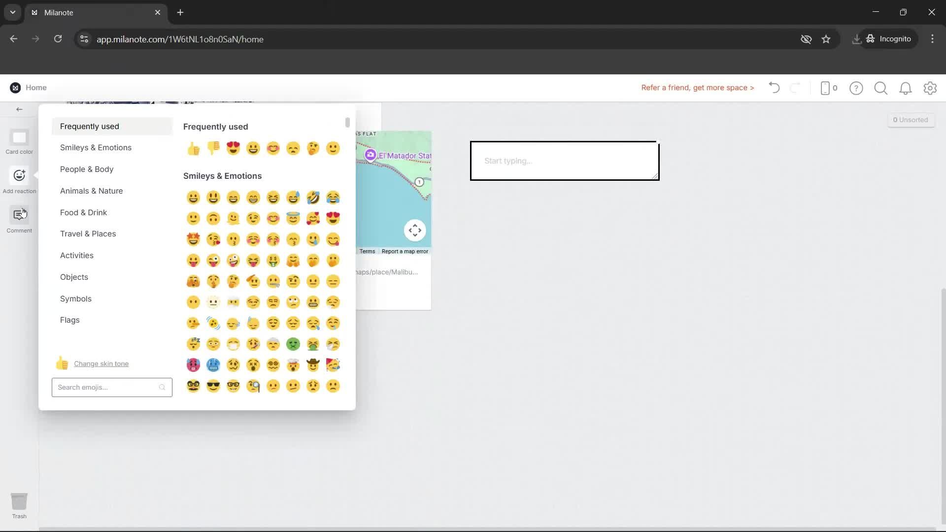 General browsing screenshot
