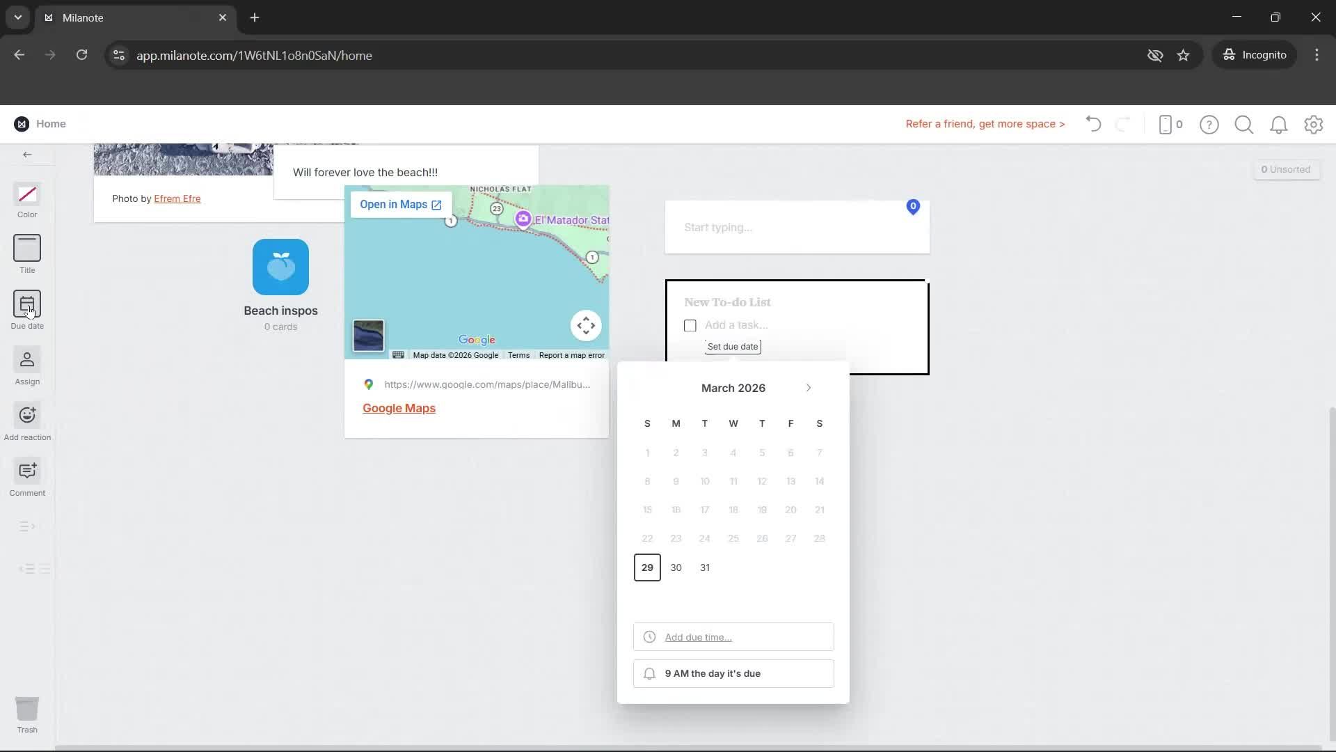 General browsing screenshot