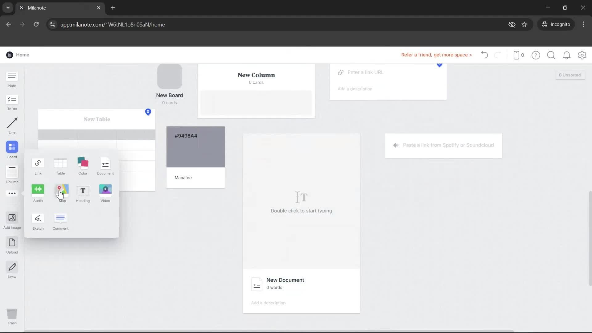 General browsing screenshot