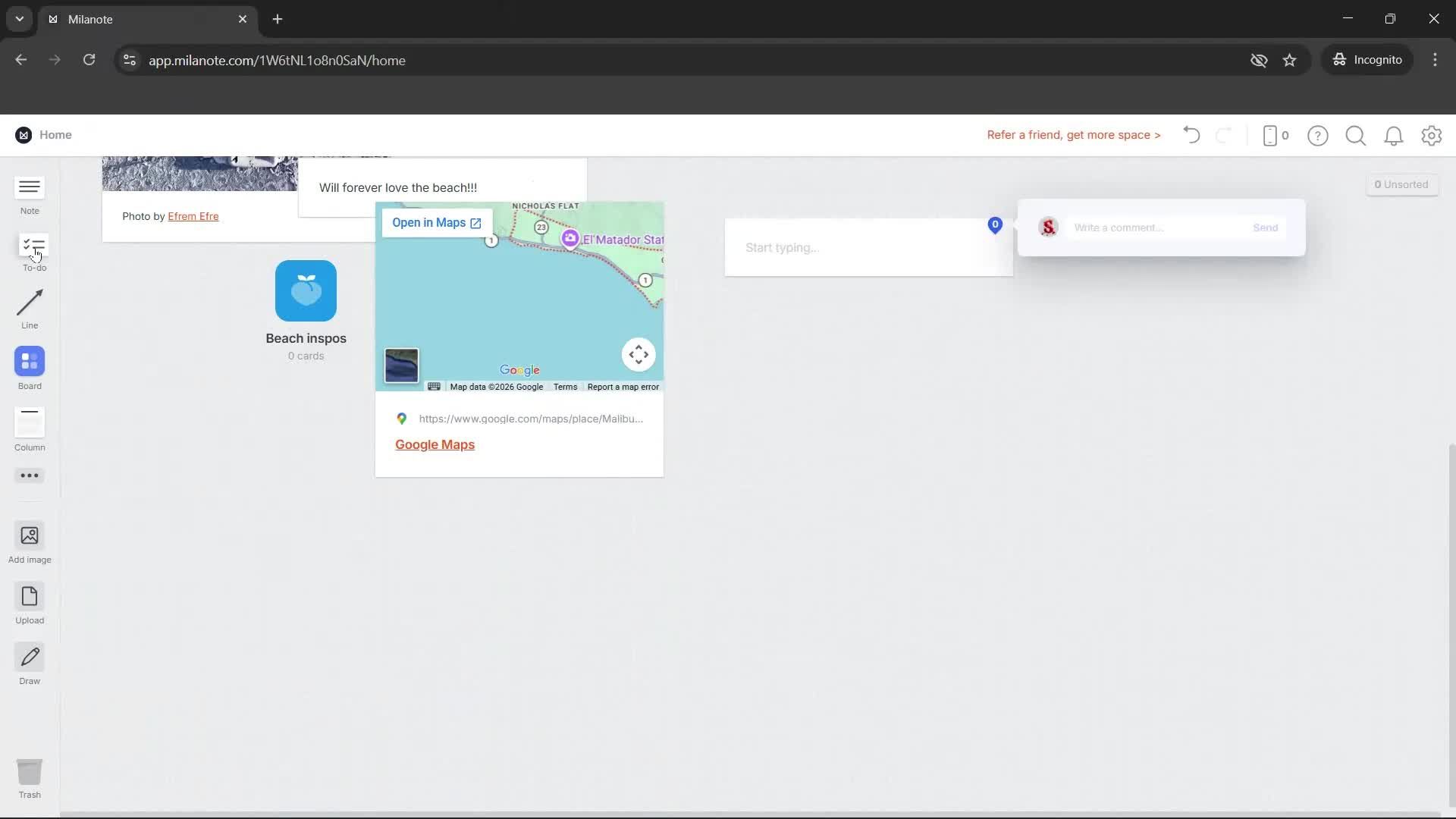 General browsing screenshot