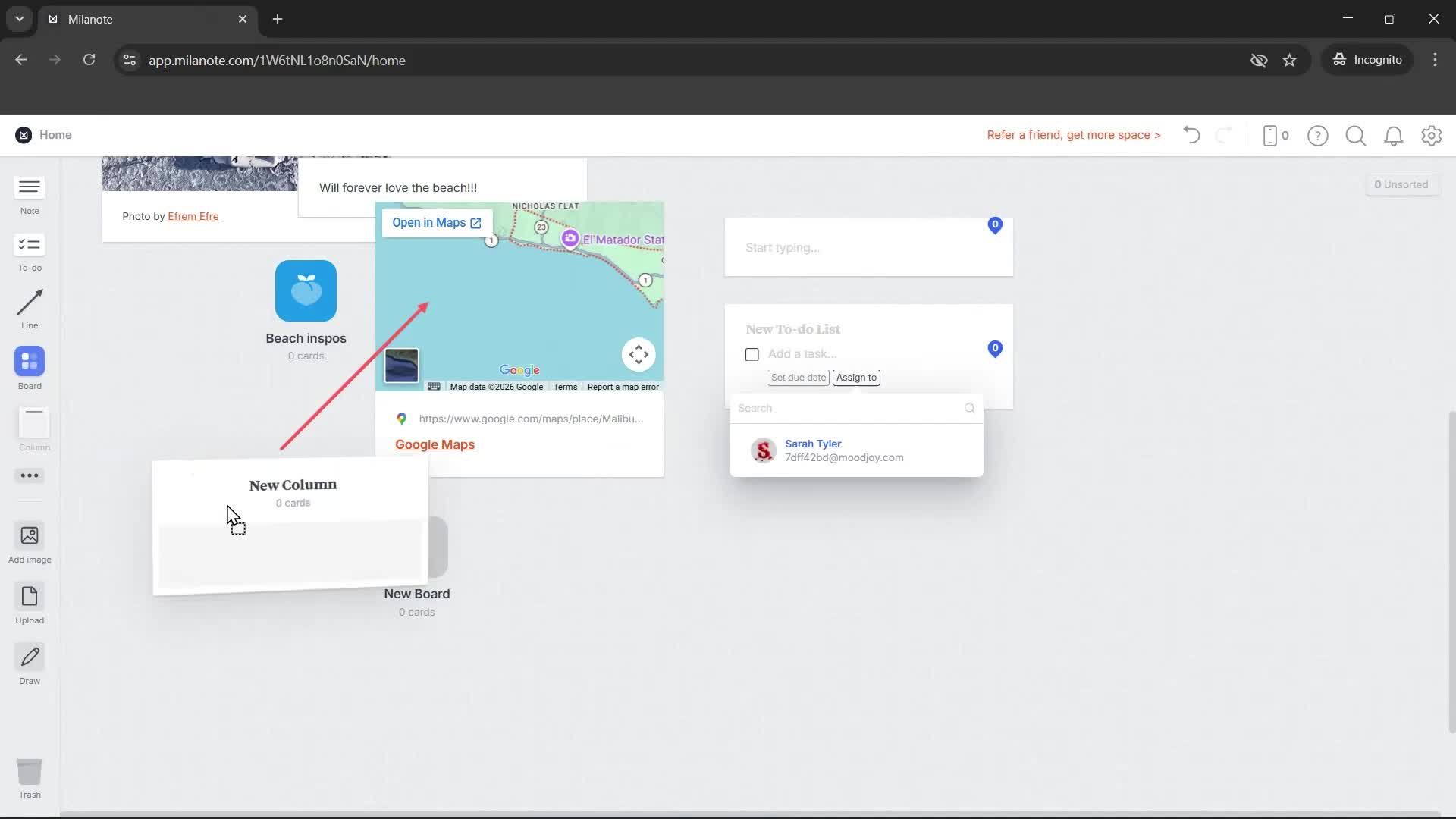 General browsing screenshot