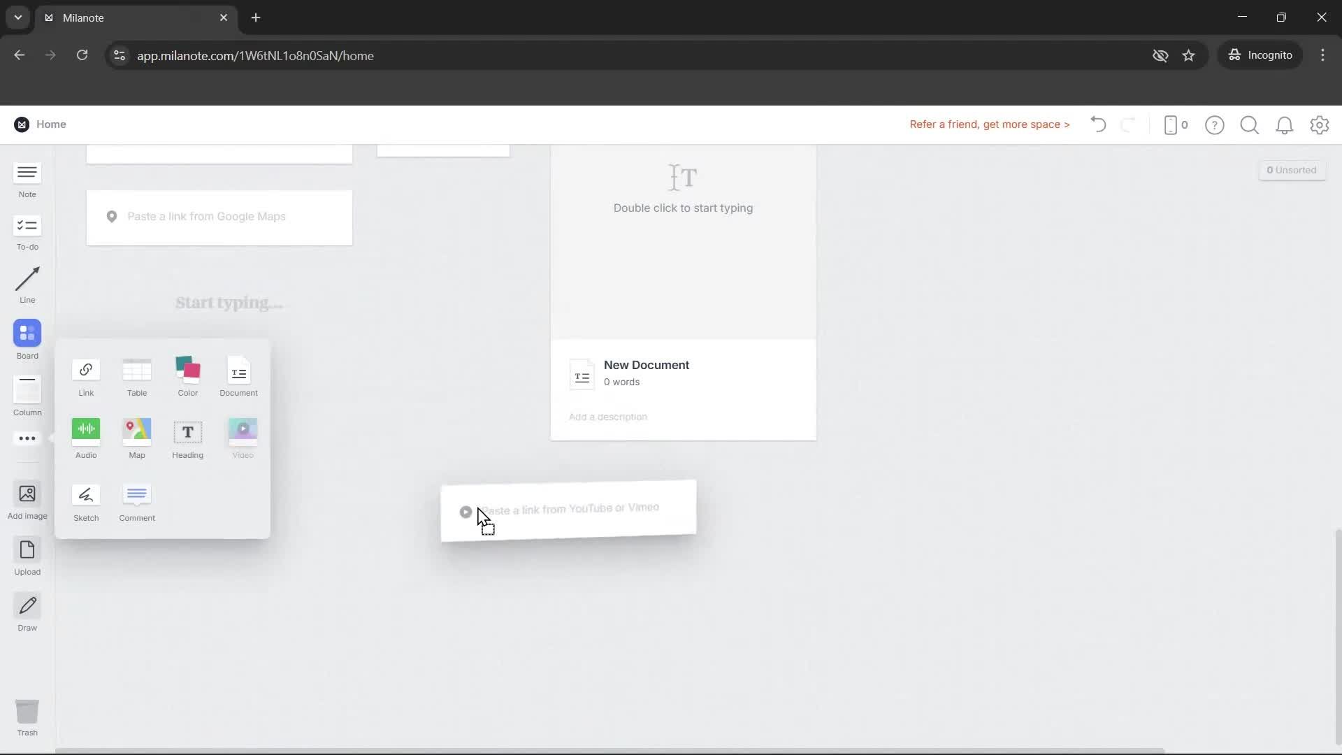 General browsing screenshot