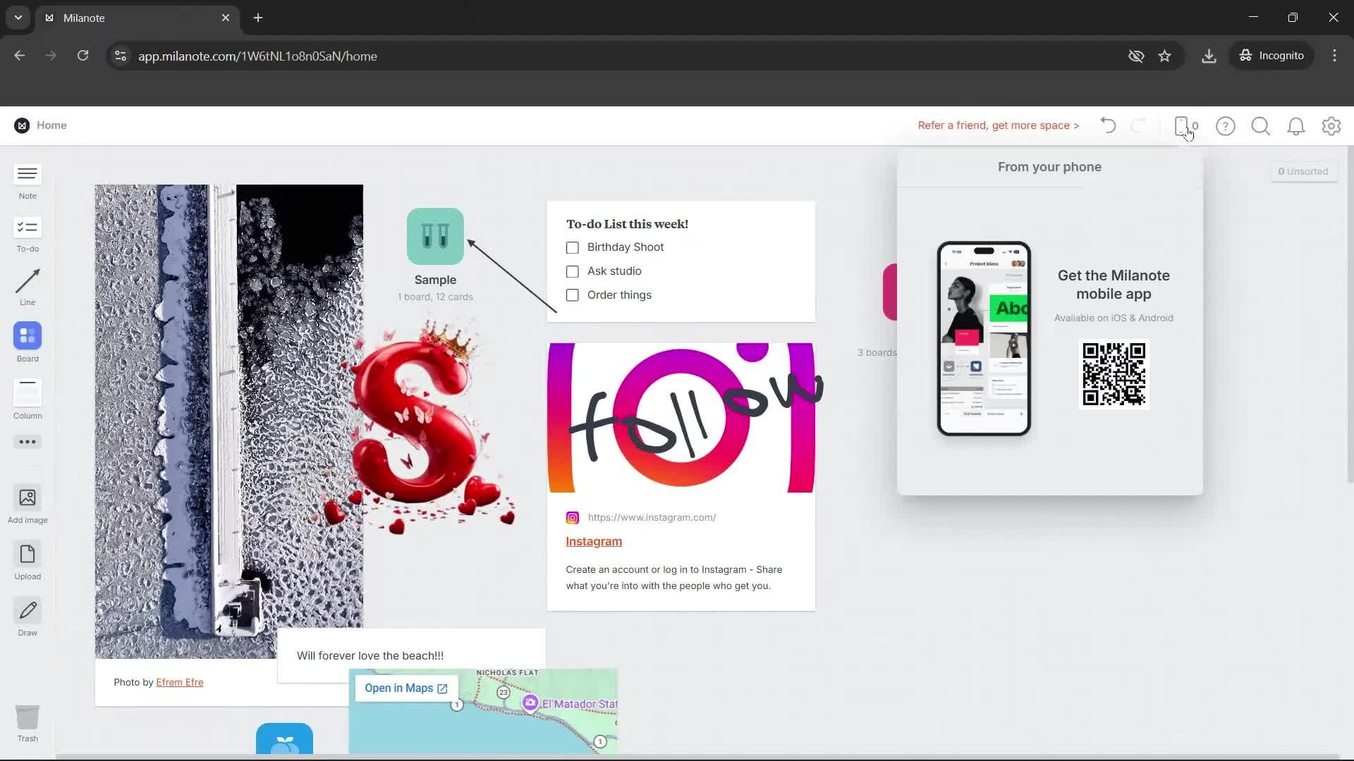 General browsing screenshot