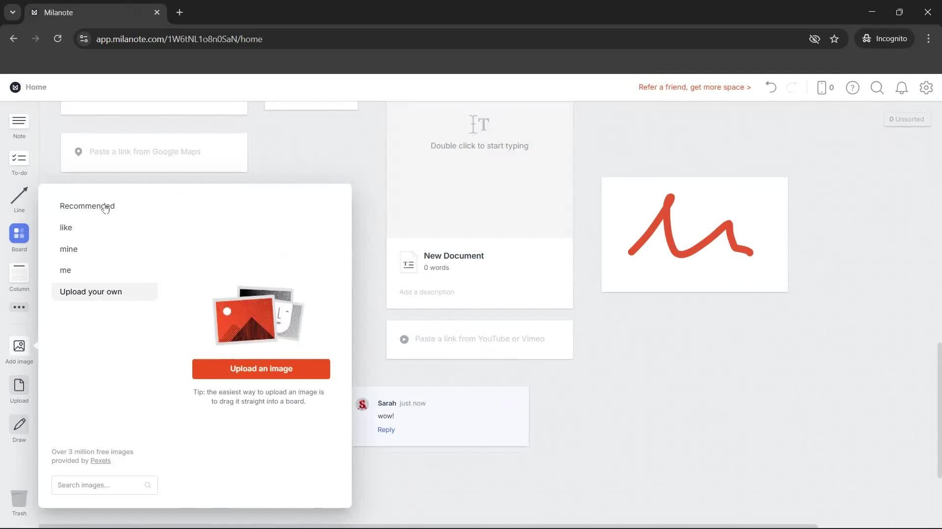 General browsing screenshot
