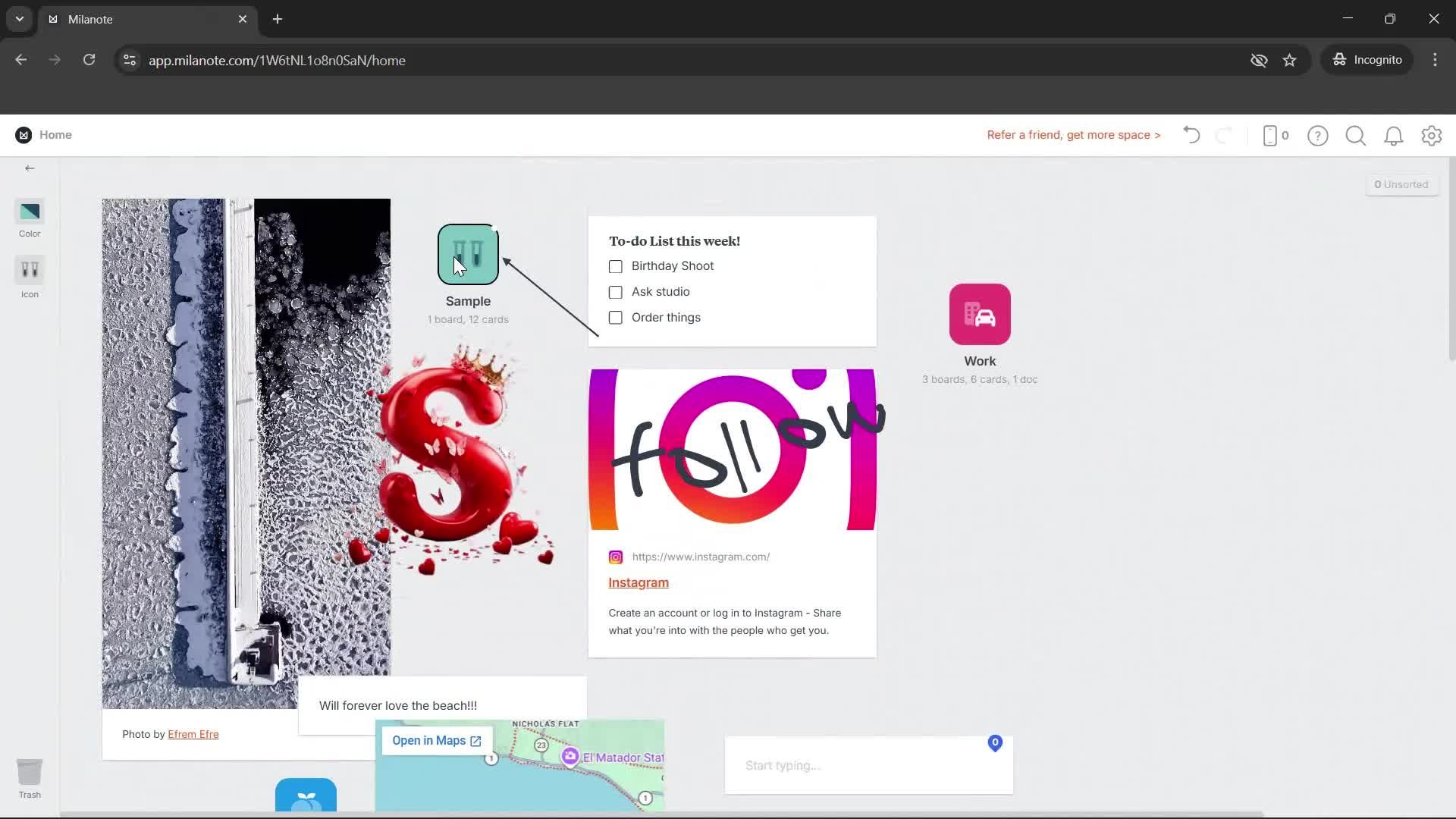 General browsing screenshot