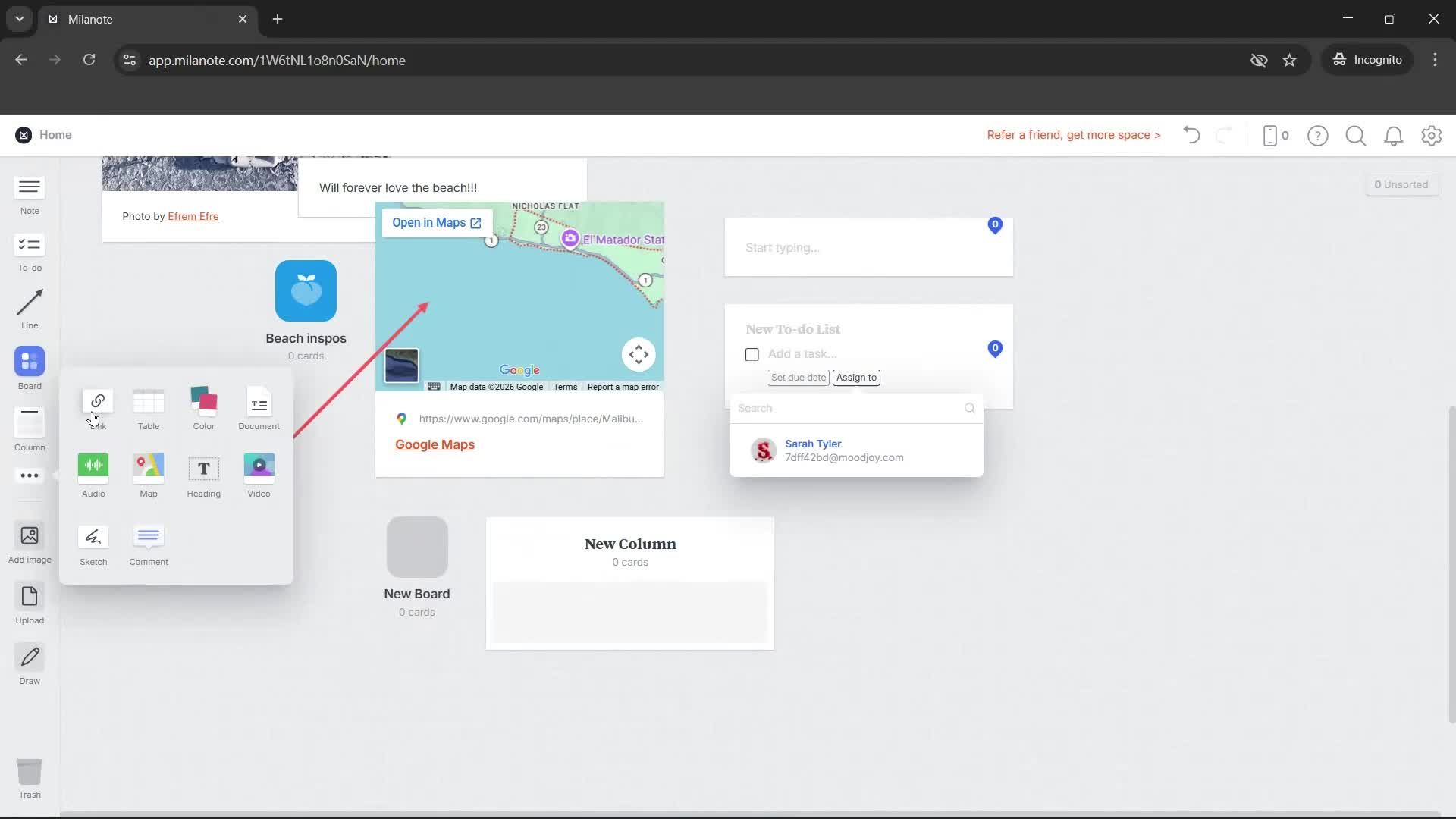 General browsing screenshot