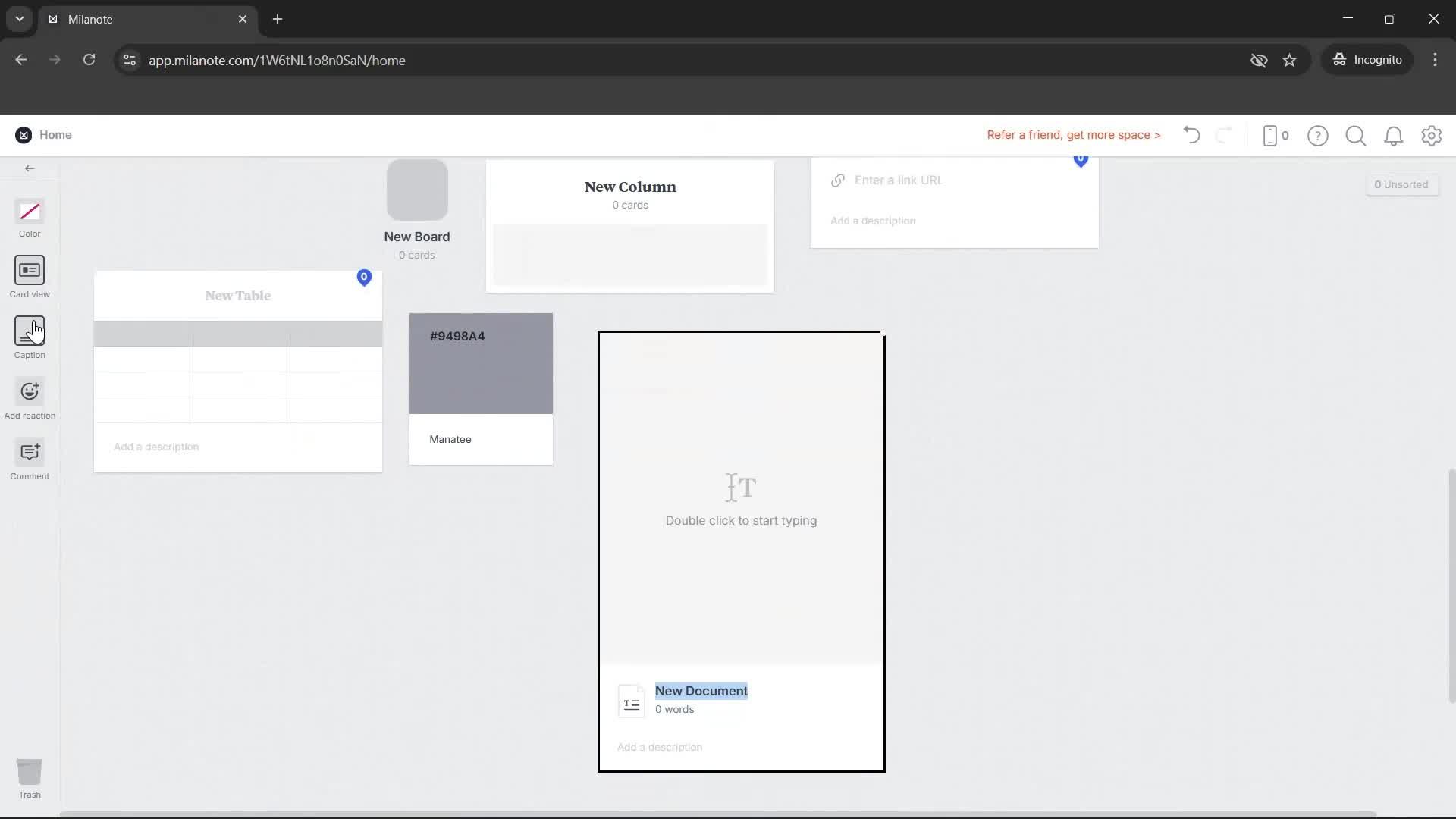 General browsing screenshot