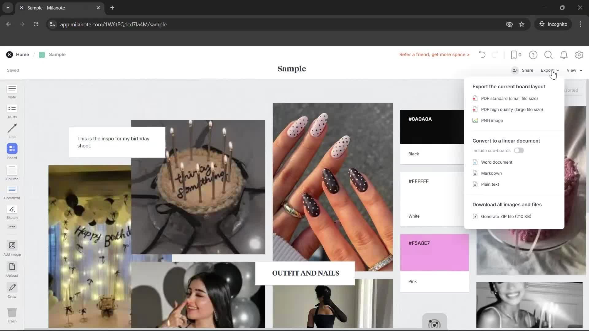 General browsing screenshot