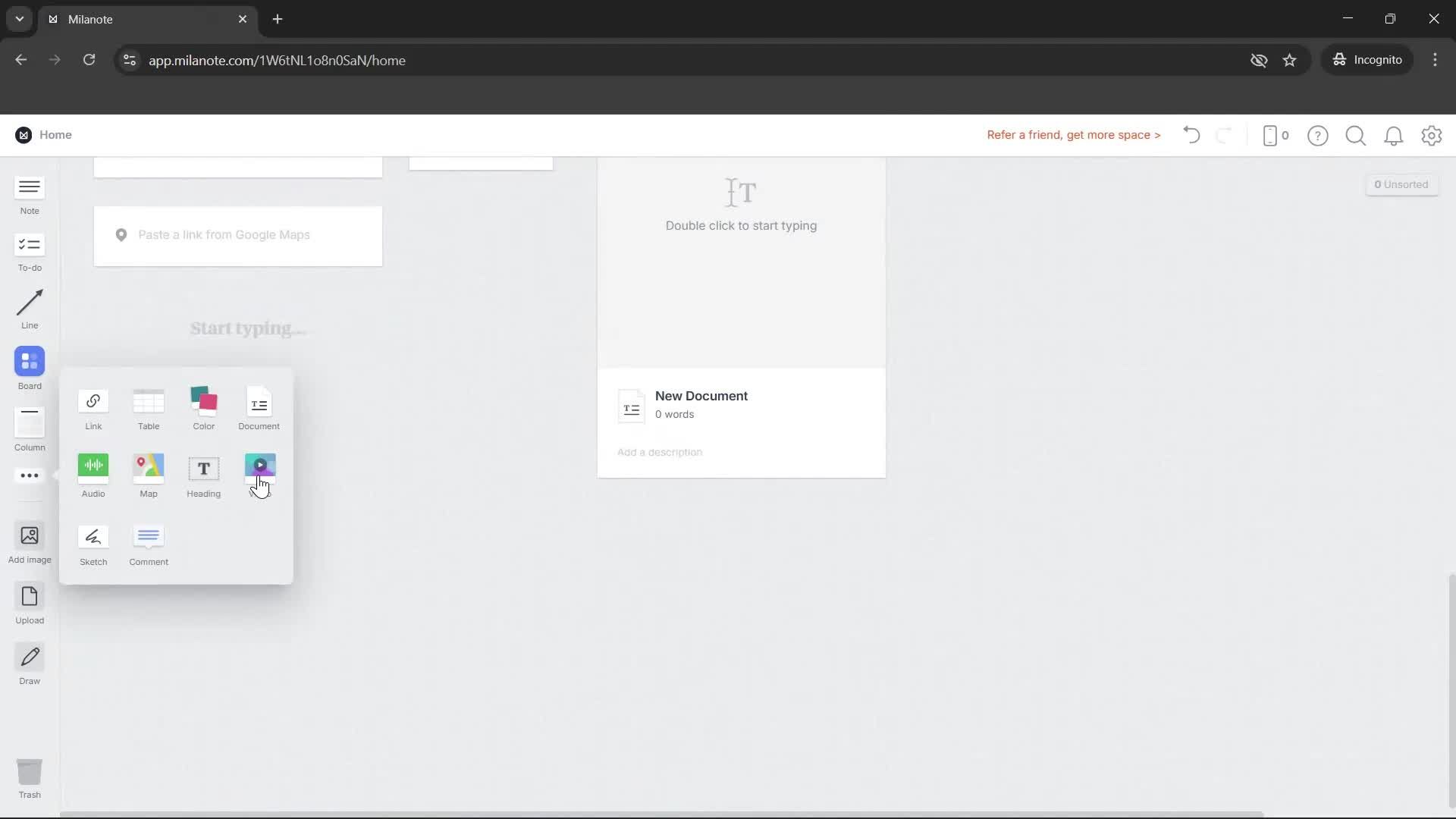 General browsing screenshot