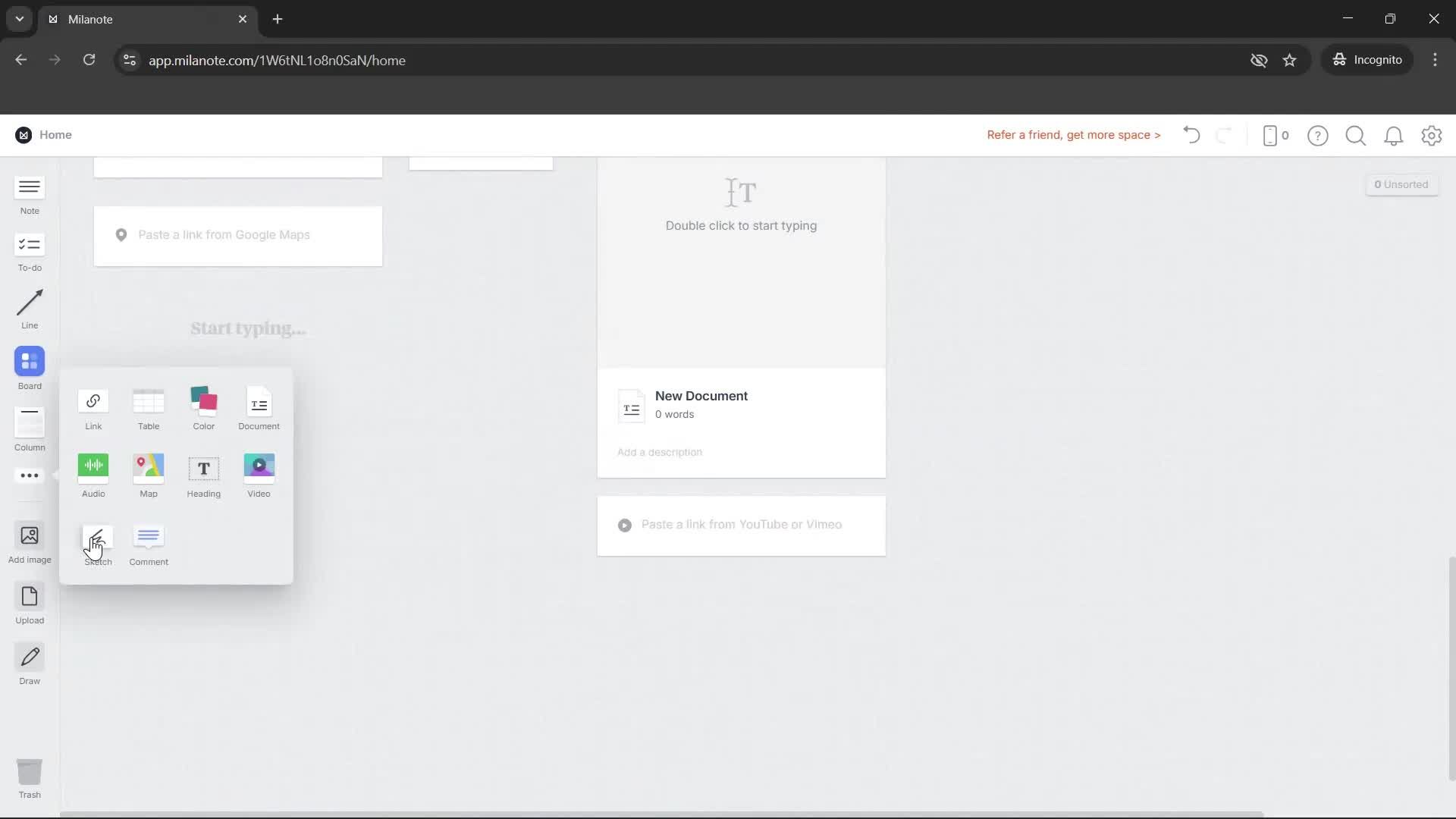 General browsing screenshot