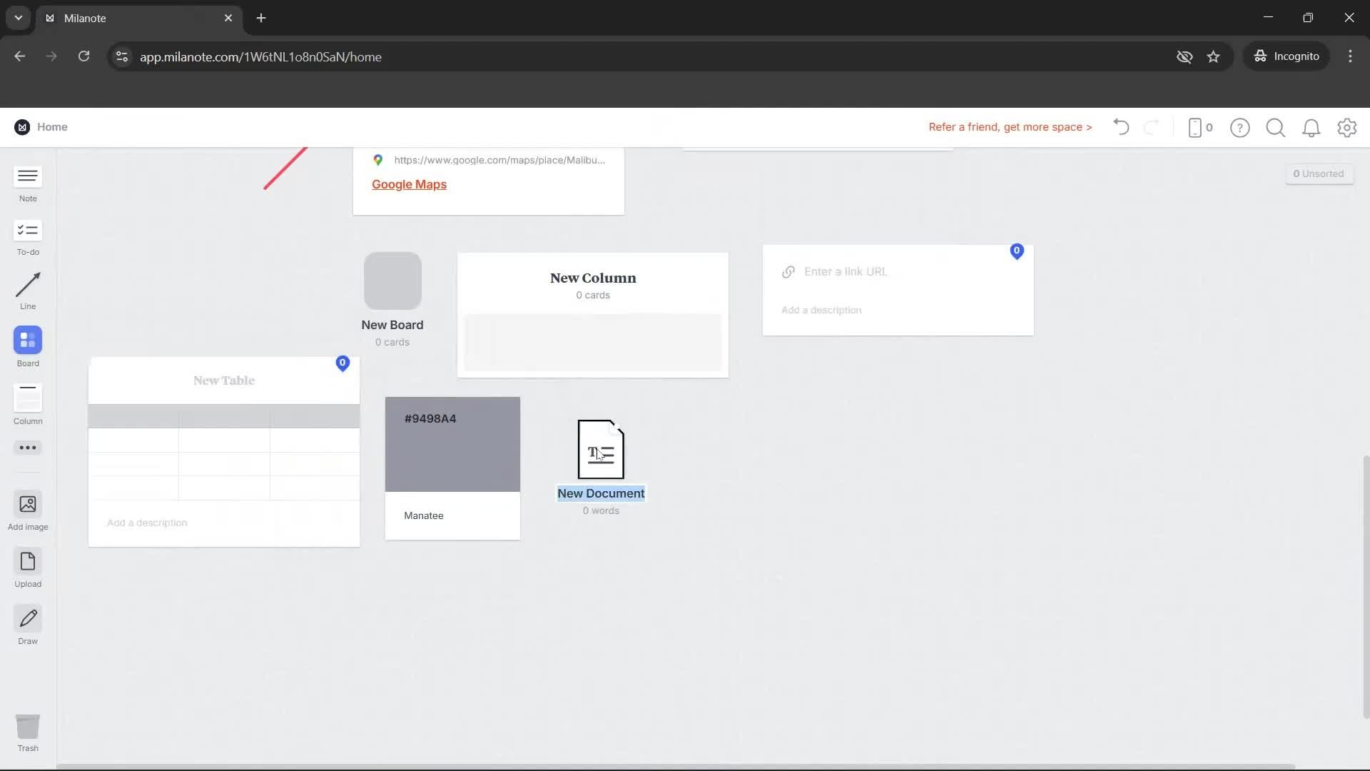 General browsing screenshot