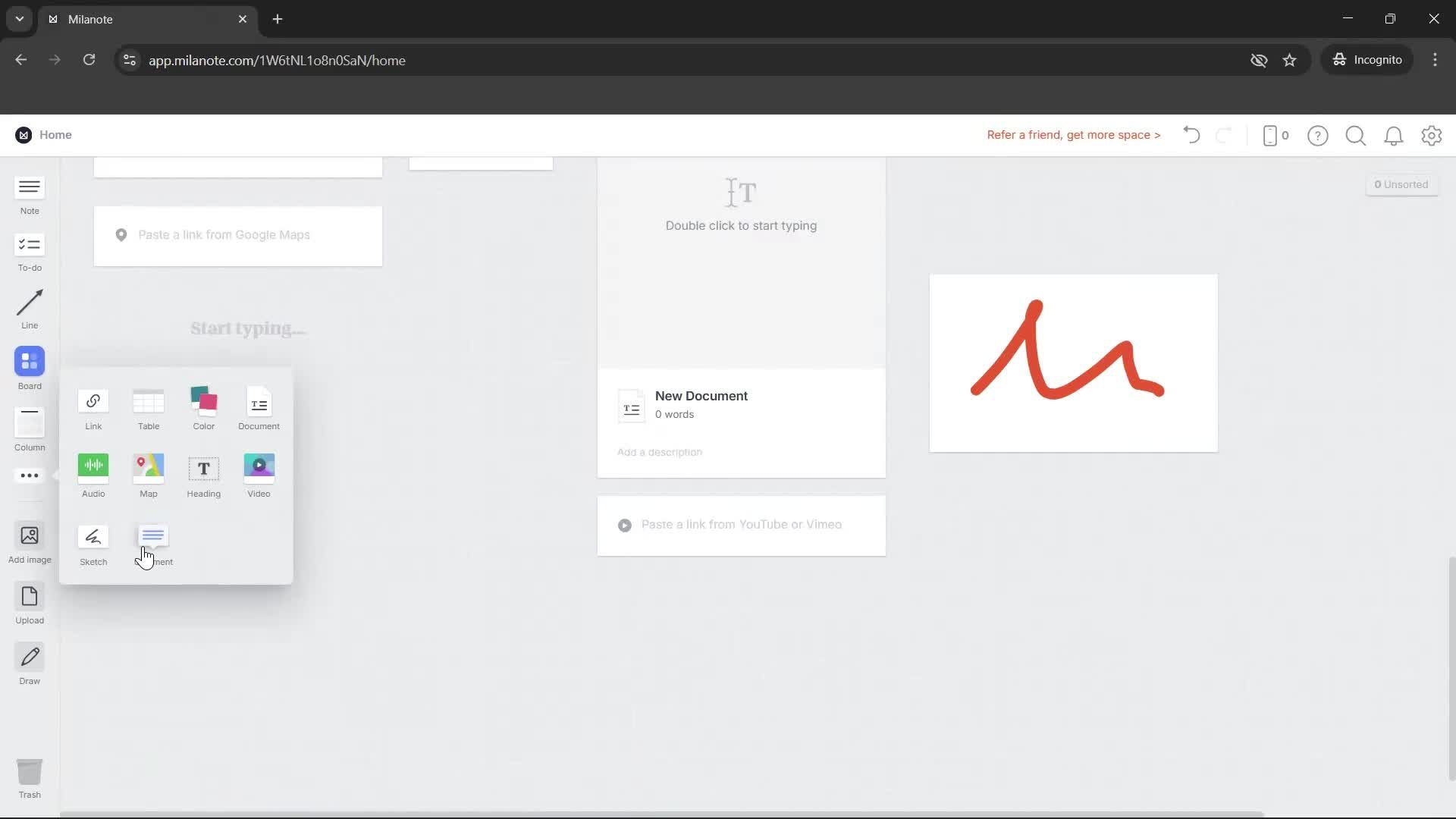 General browsing screenshot