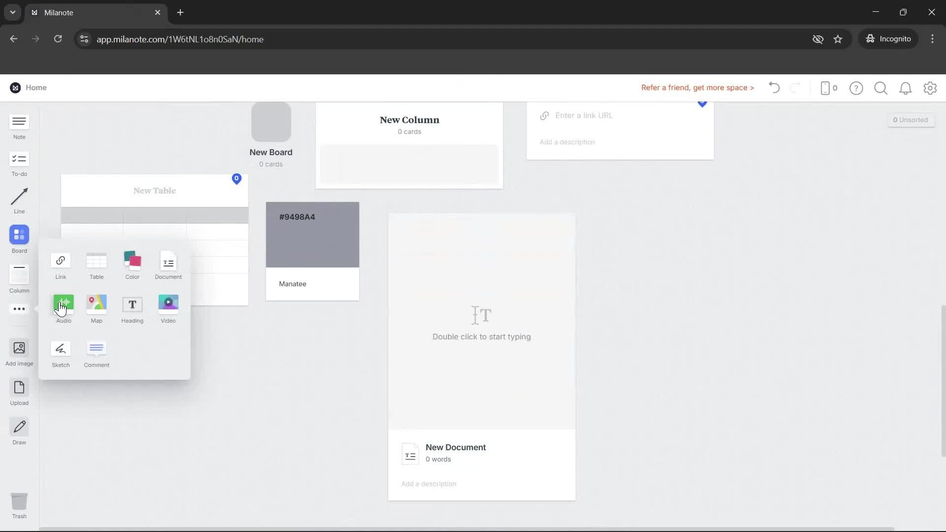 General browsing screenshot