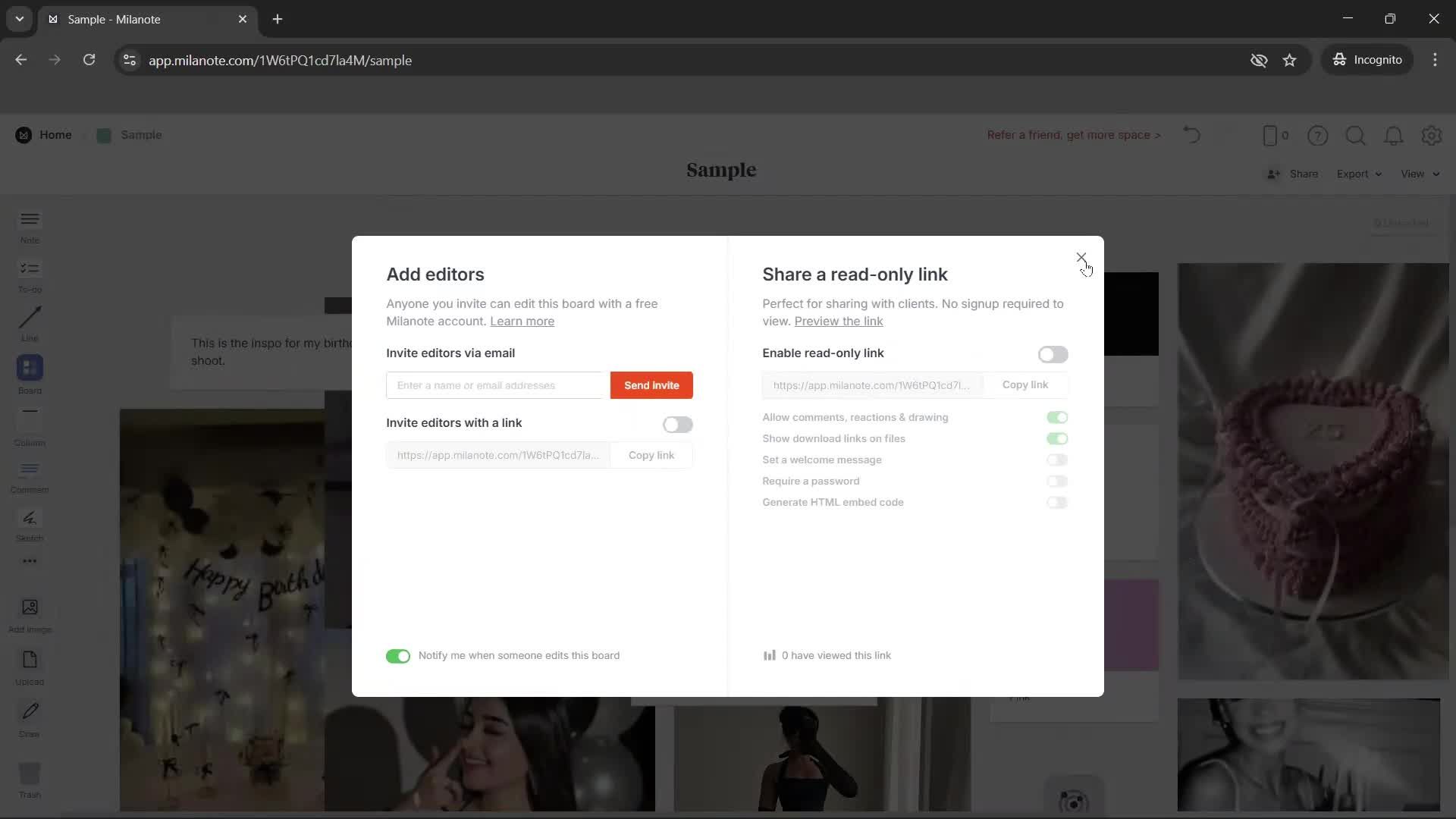 General browsing screenshot