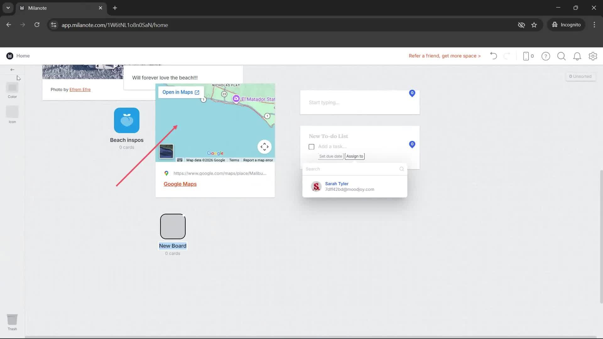 General browsing screenshot