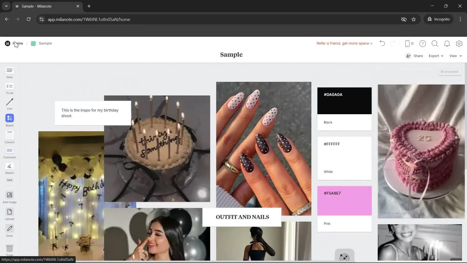 General browsing screenshot