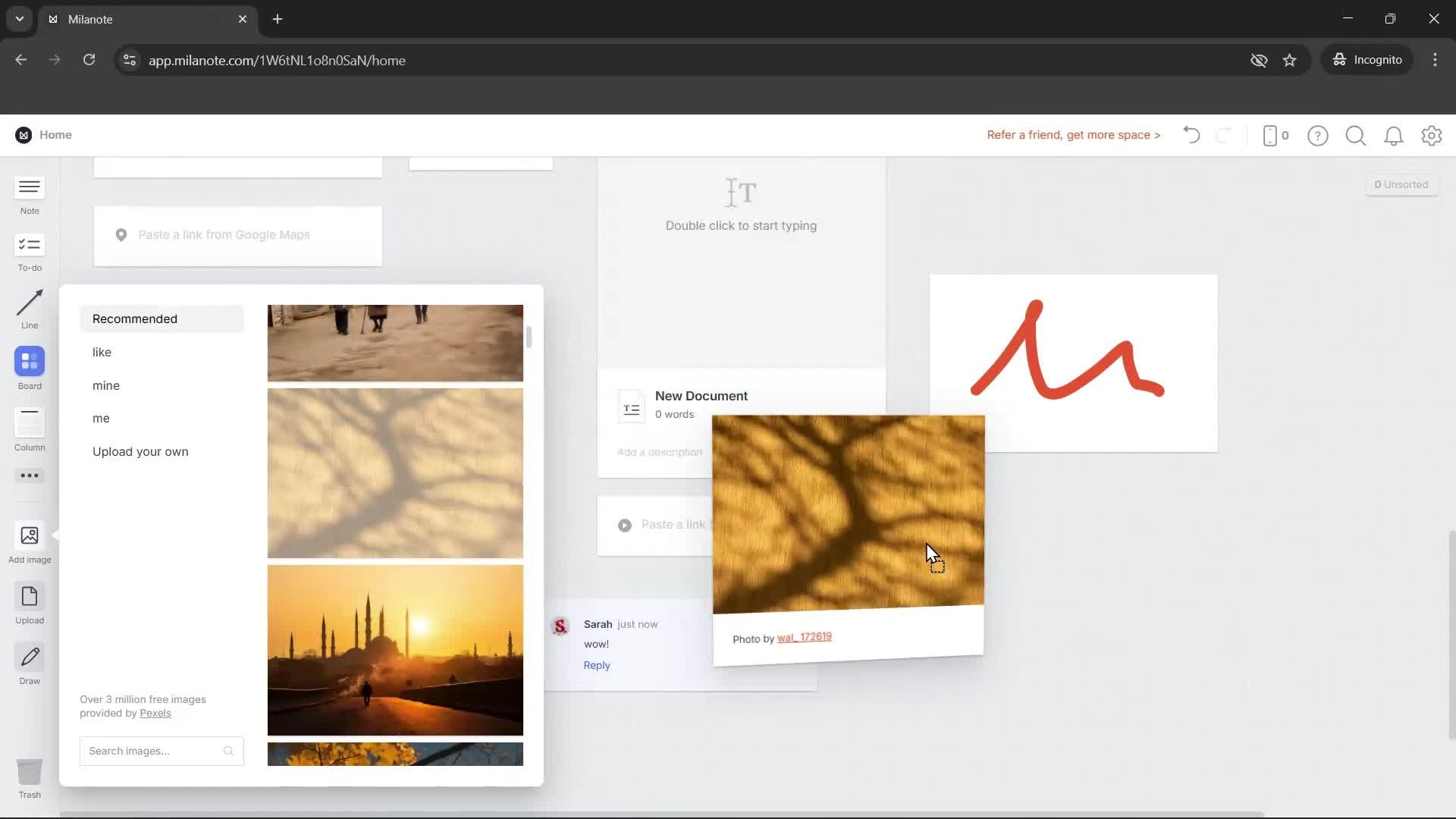 General browsing screenshot