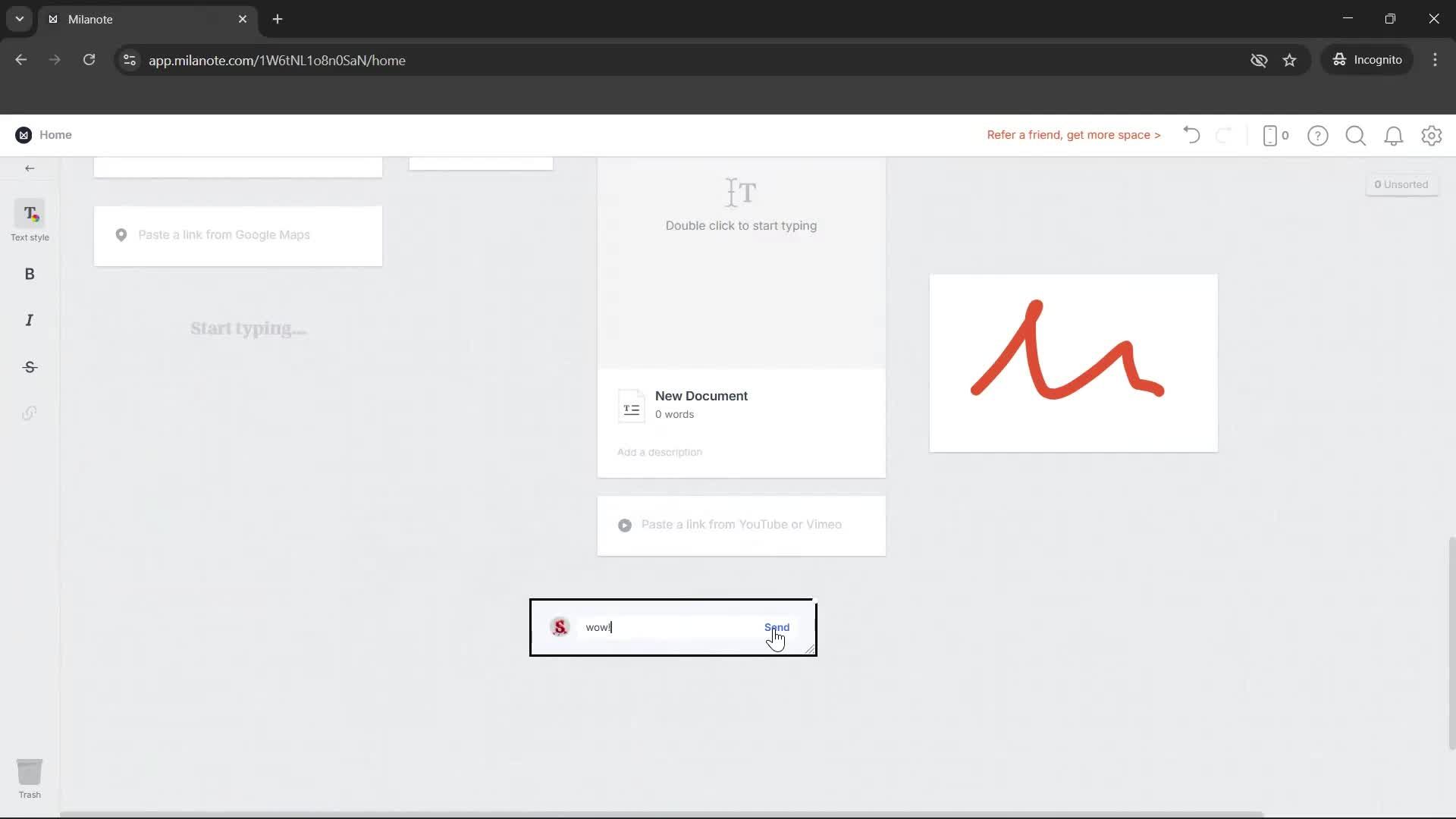 General browsing screenshot