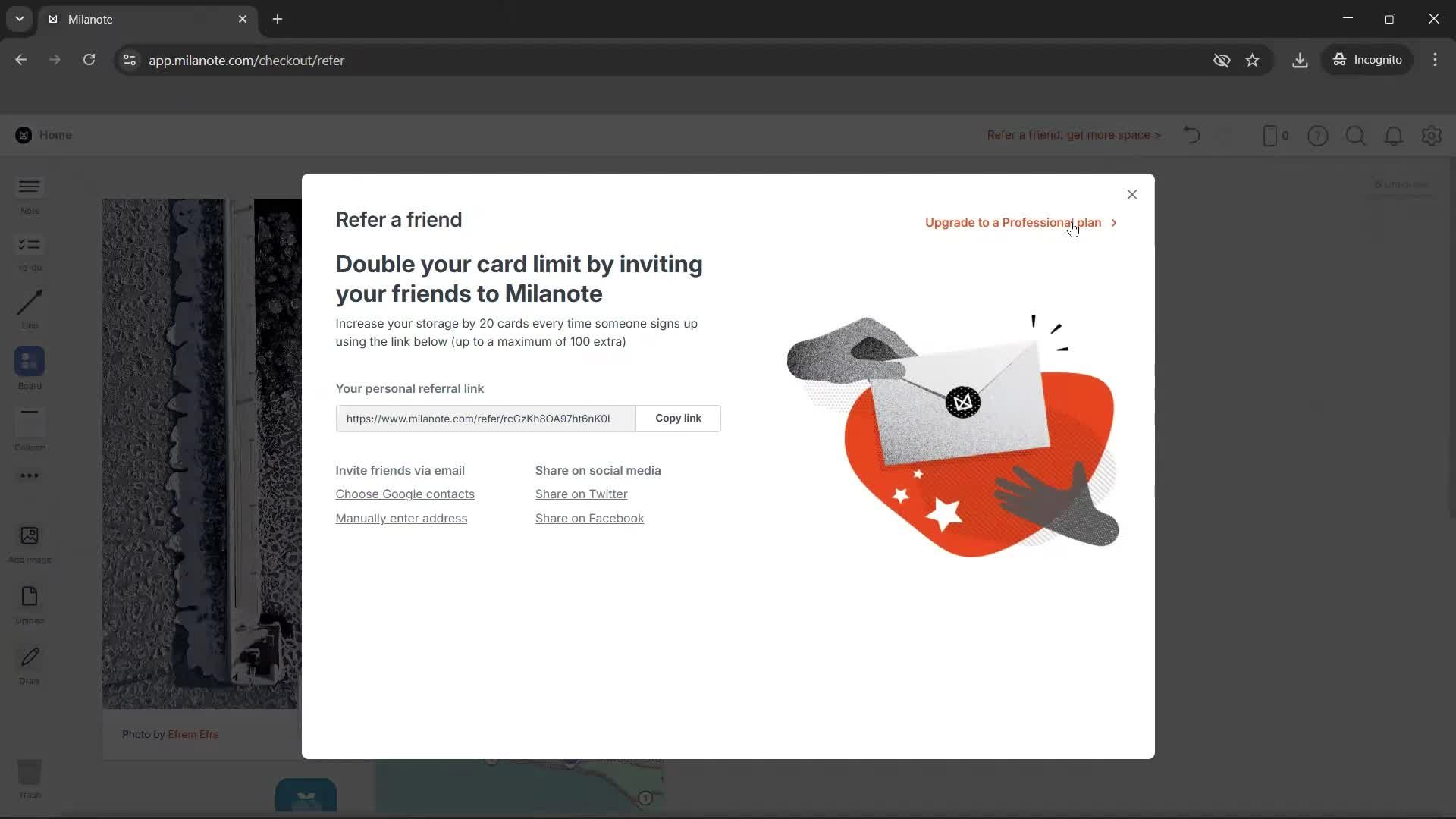 General browsing screenshot