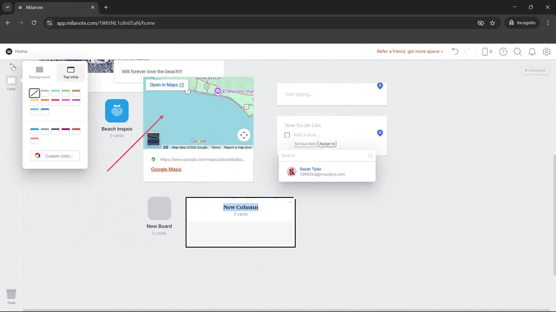 General browsing screenshot