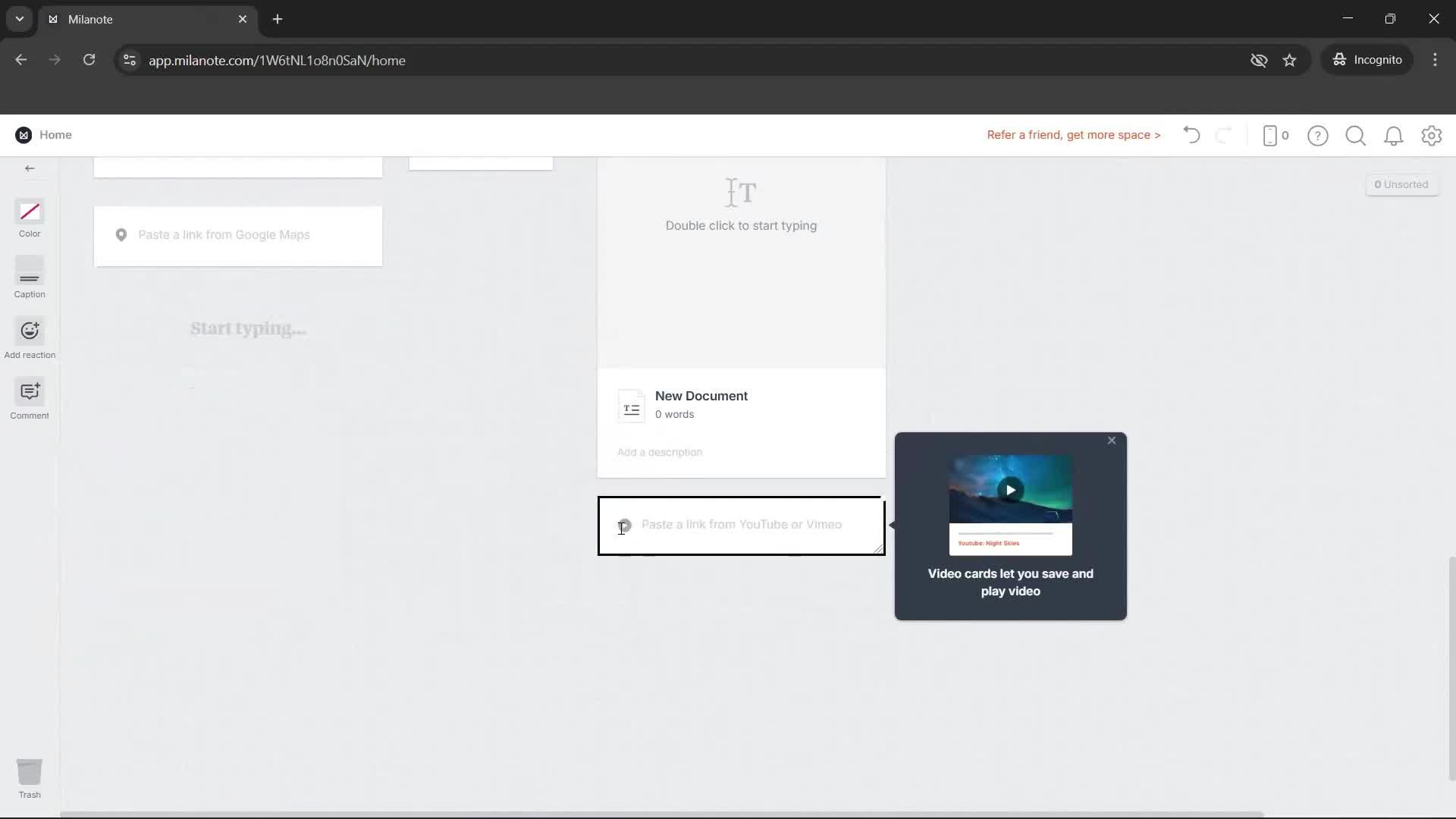 General browsing screenshot