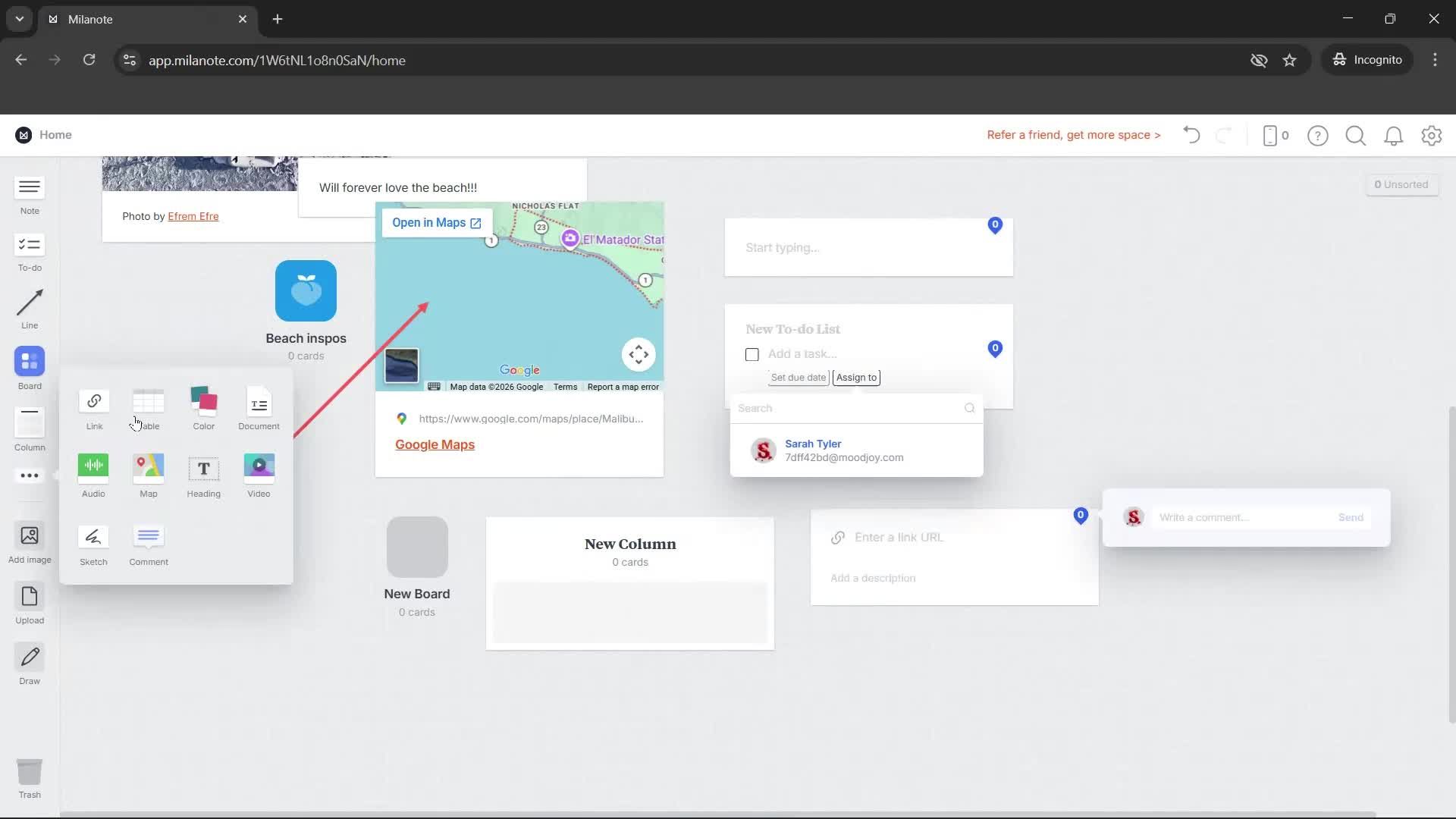 General browsing screenshot
