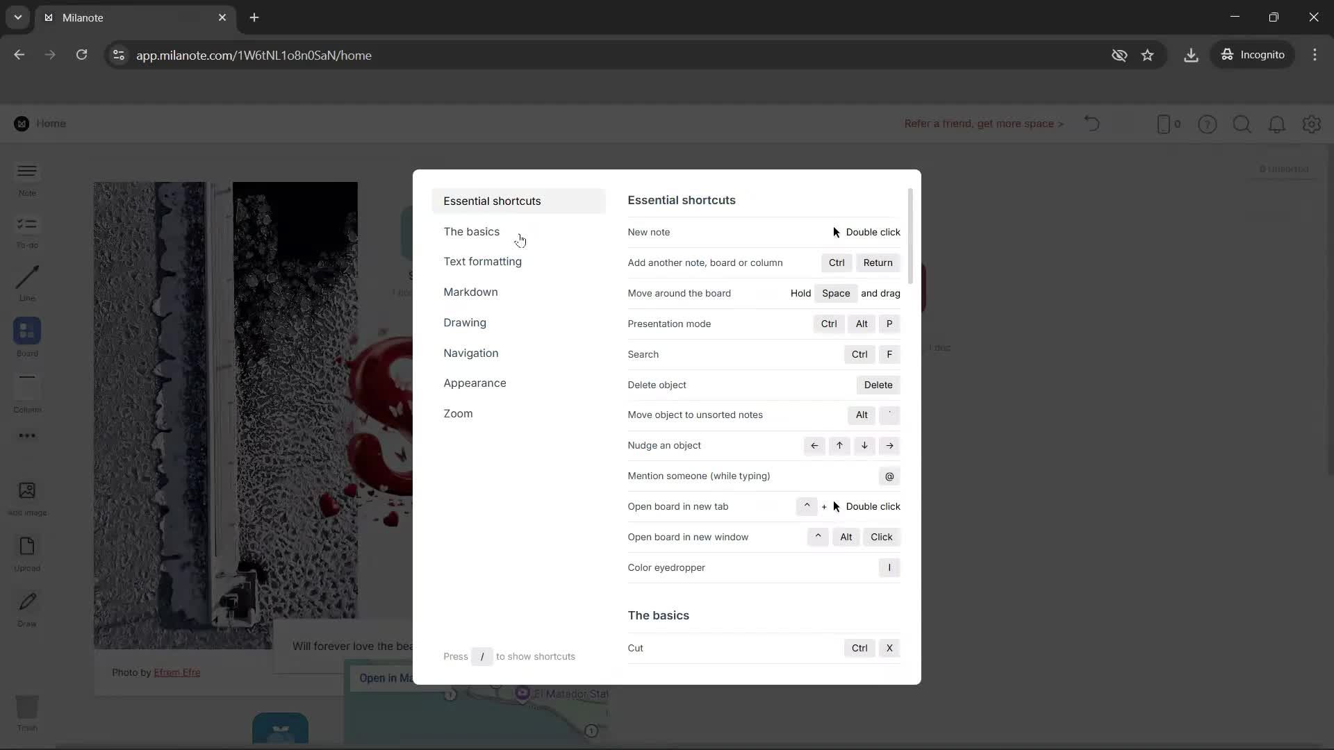 General browsing on Milanote video thumbnail