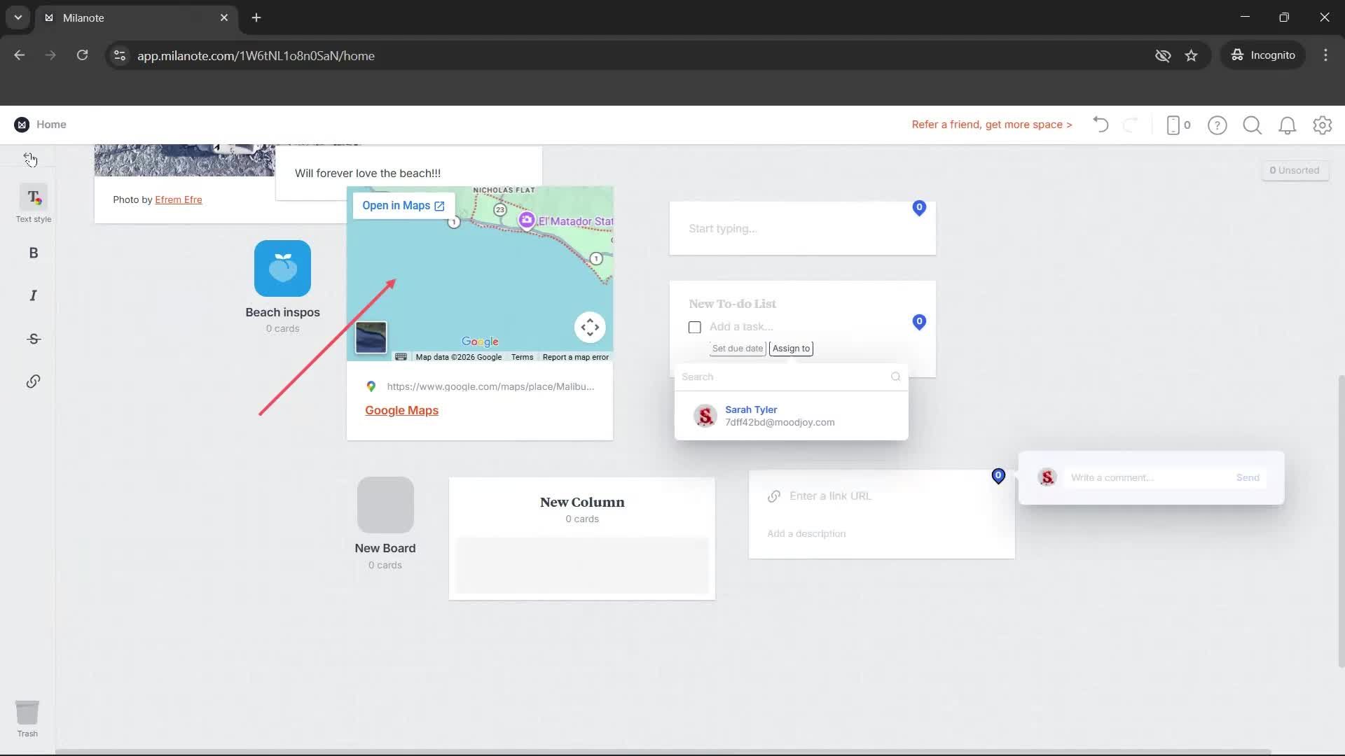 General browsing screenshot