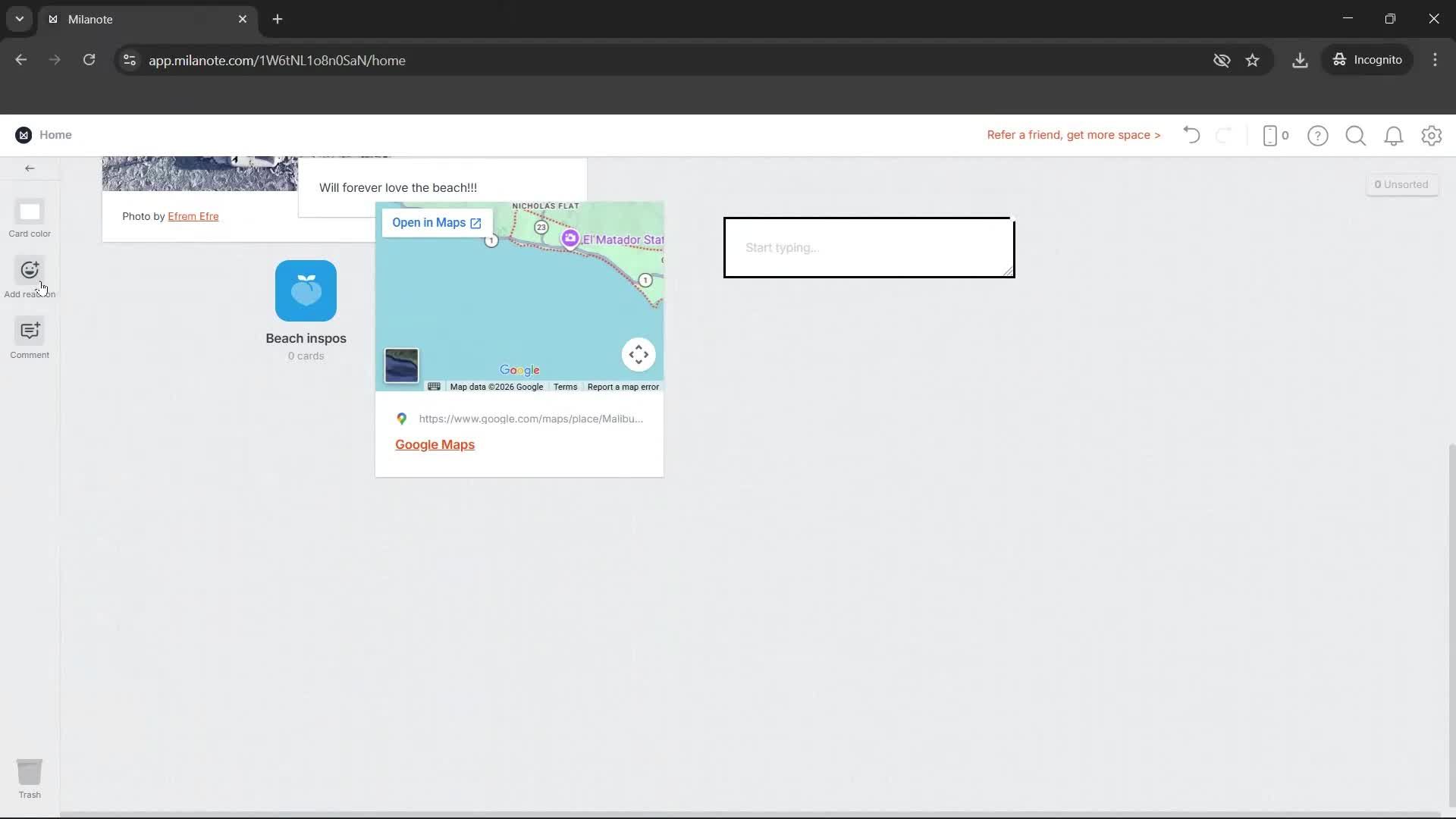 General browsing screenshot