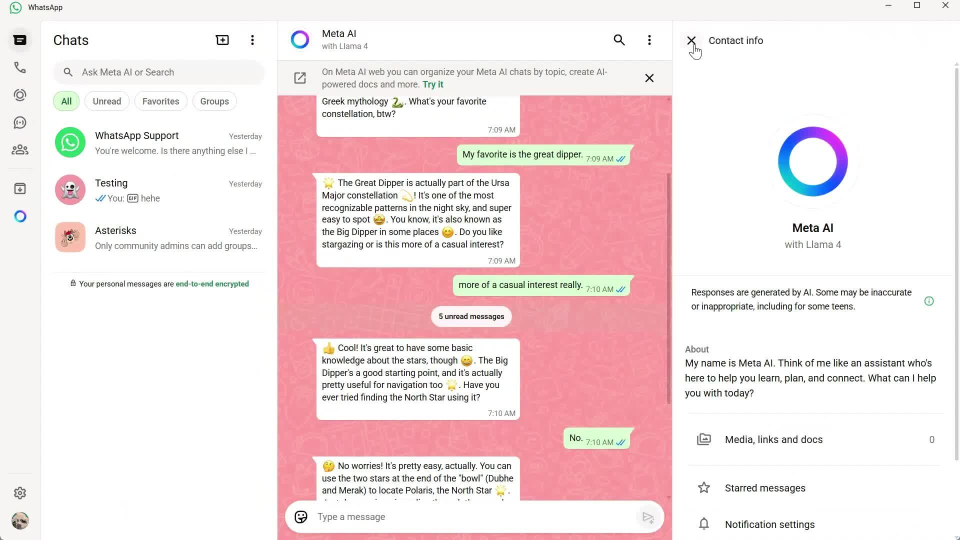 General browsing screenshot