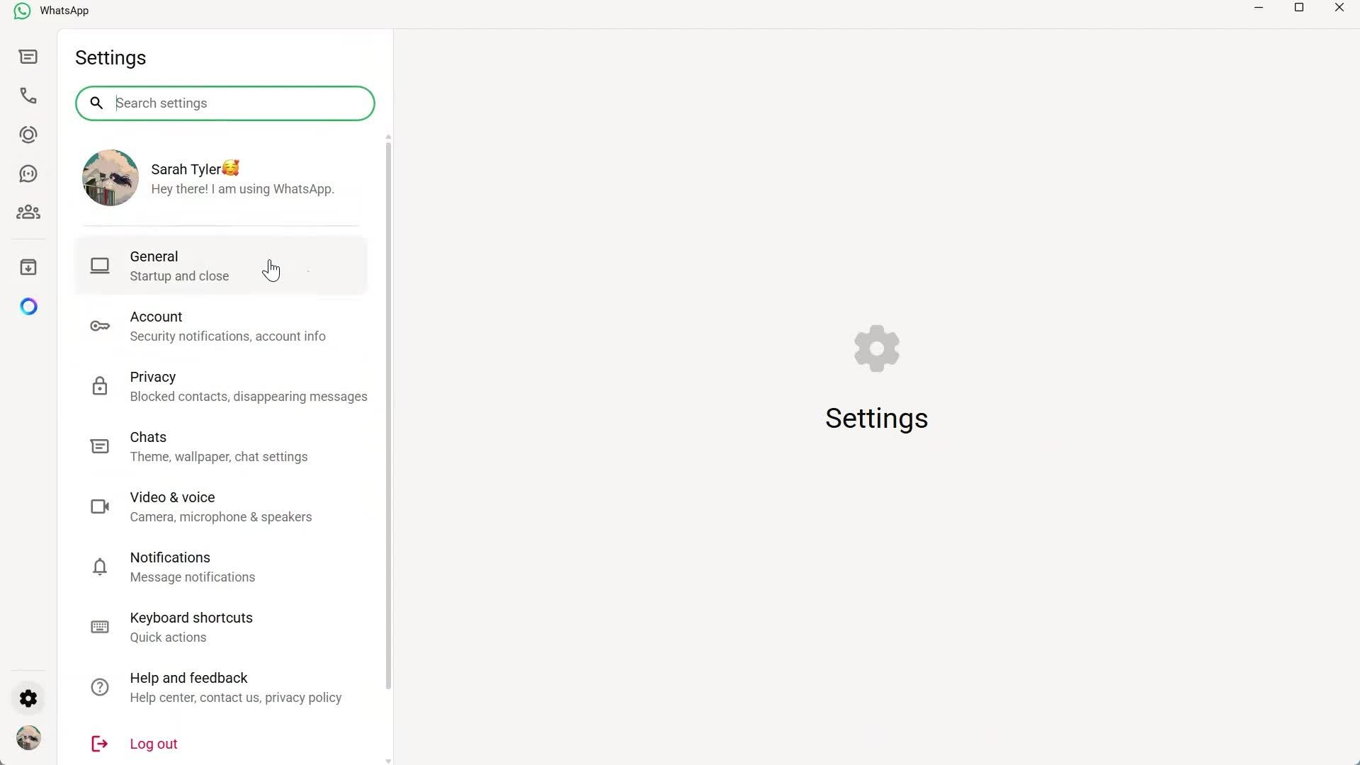 General browsing screenshot