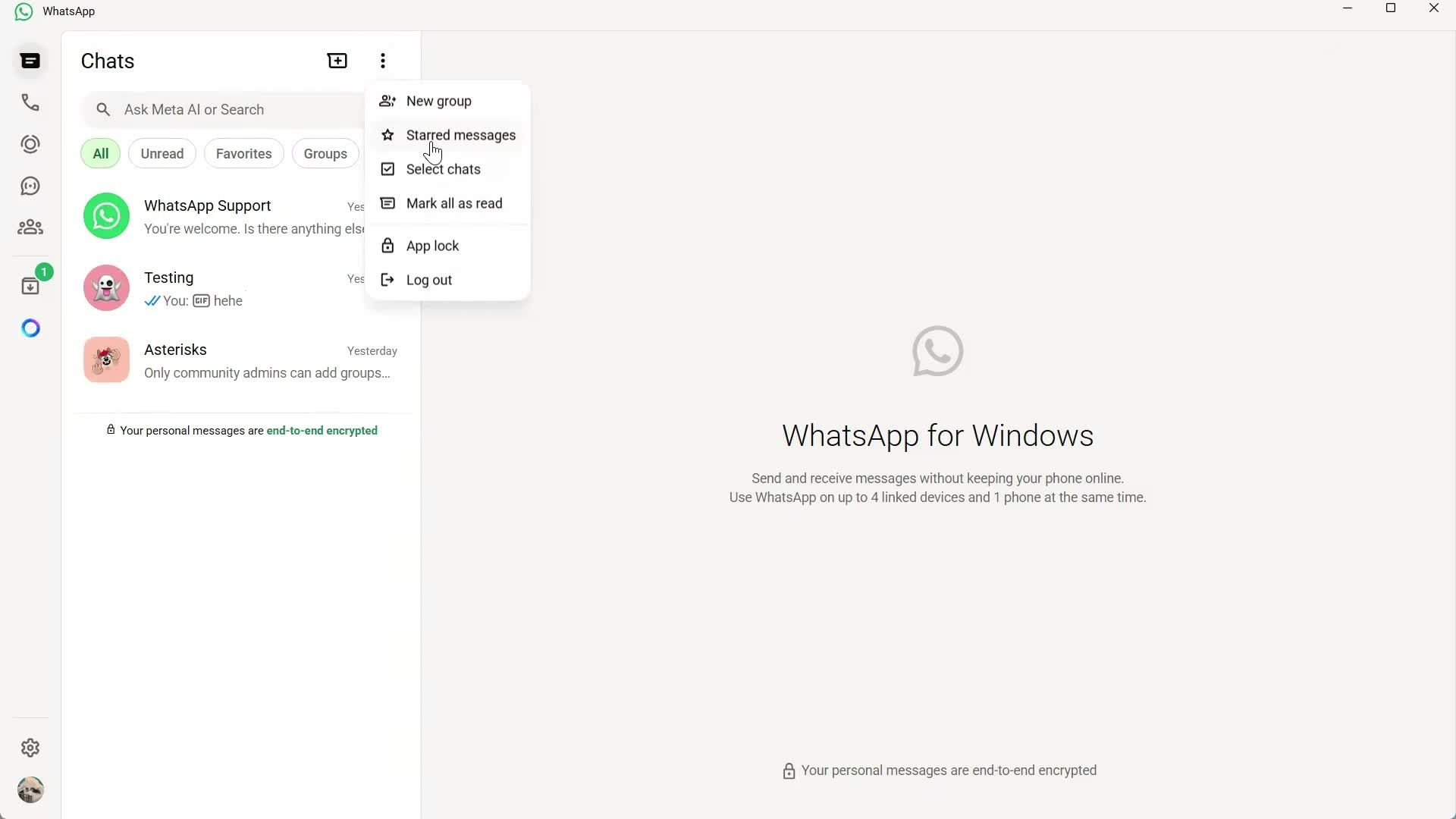 General browsing screenshot