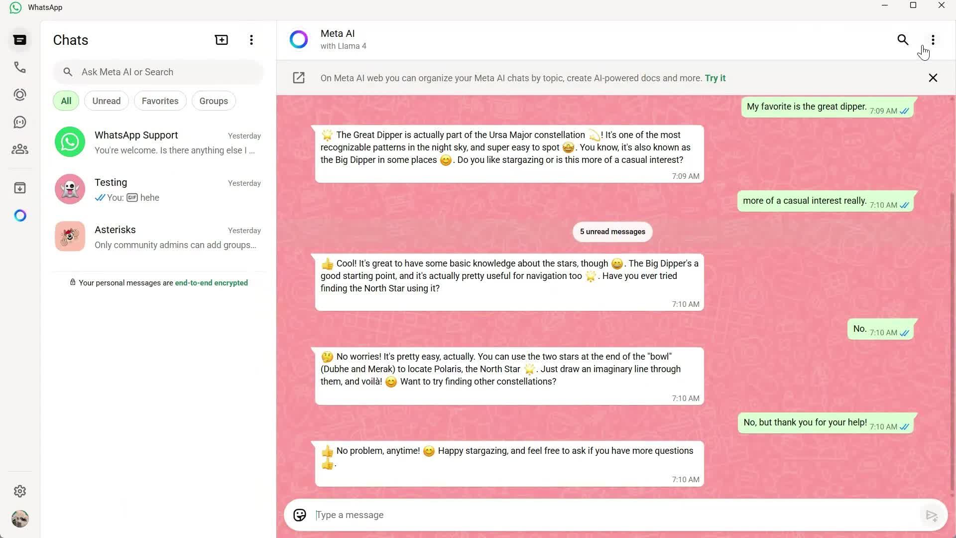 General browsing screenshot