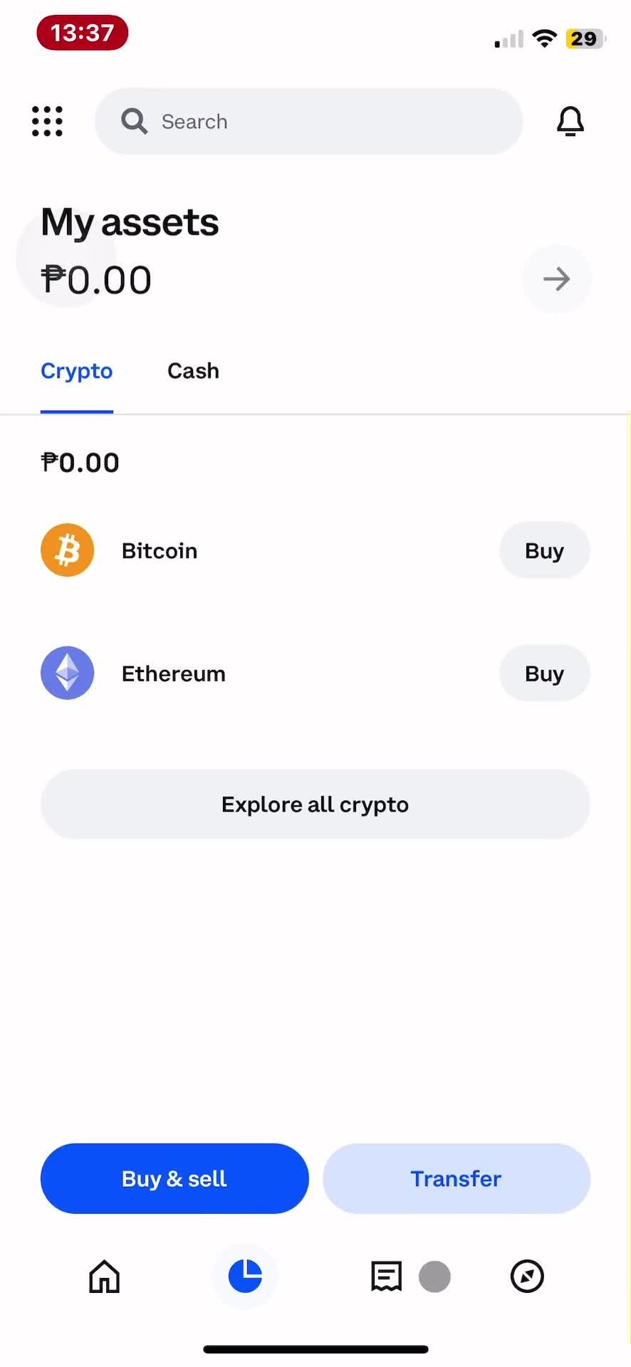 General browsing on Coinbase video thumbnail