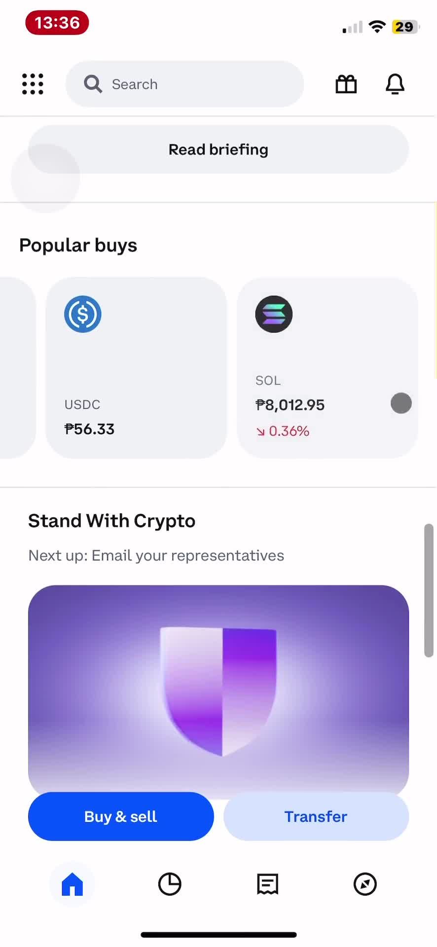 General browsing on Coinbase video thumbnail