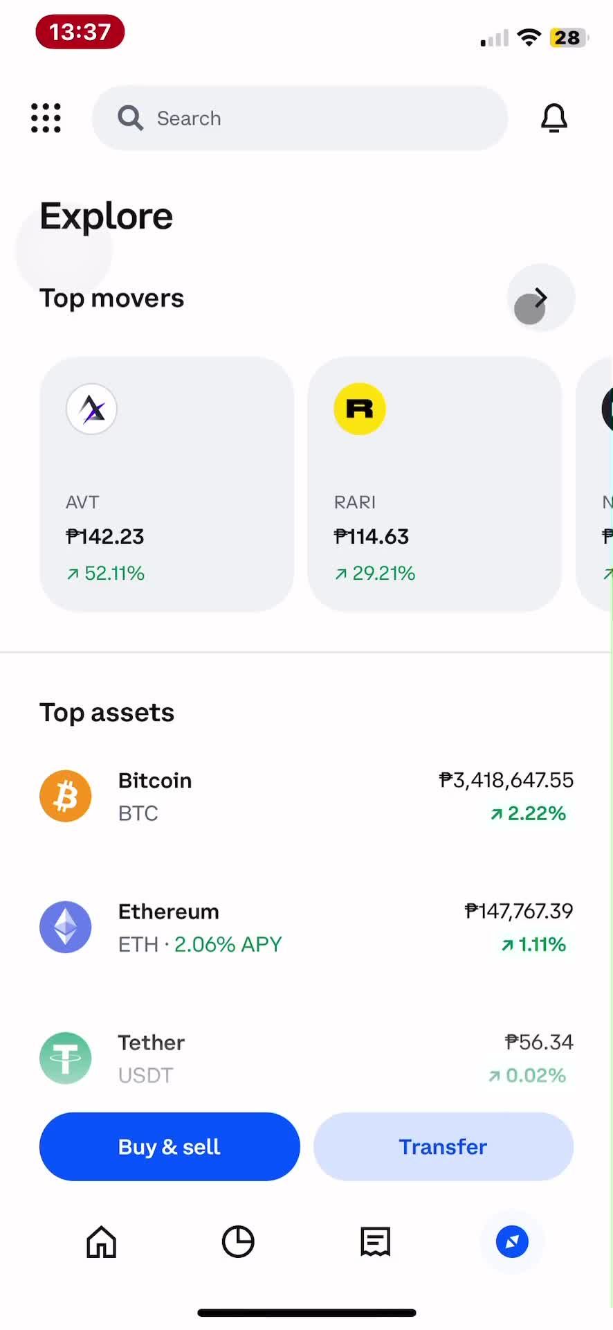 General browsing on Coinbase video thumbnail